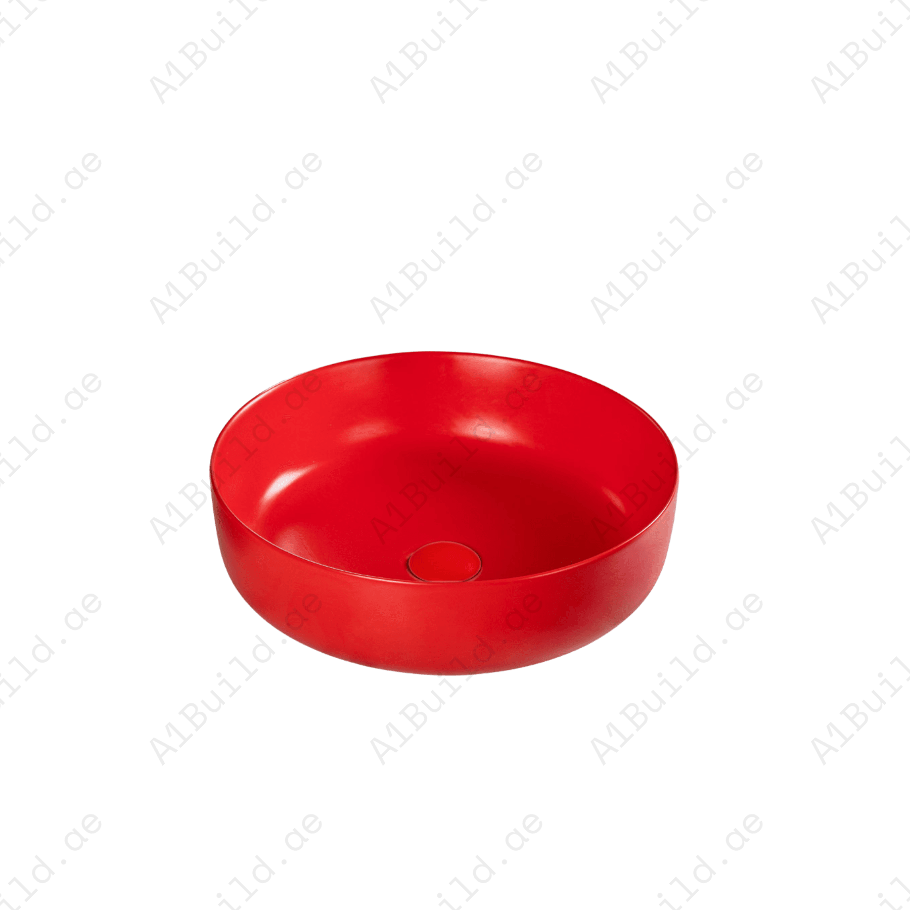 COUNTERTOP WASH BASIN W/O TAP HALE  450*450*140 MM MM, MATTE CLARET