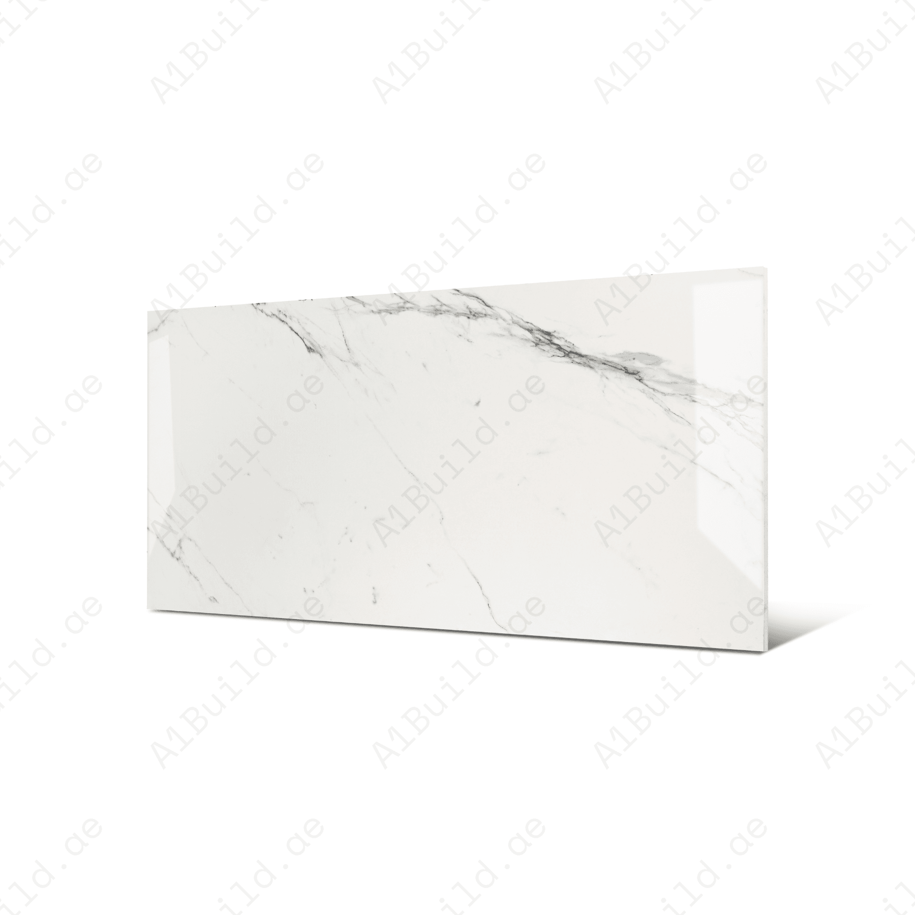 CRSM 117 tiles (80x160cm, 9mm) feature a polished surface with a sleek and modern design. Suitable for both floors and walls, these tiles are perfect for adding a touch of elegance to any indoor space. 