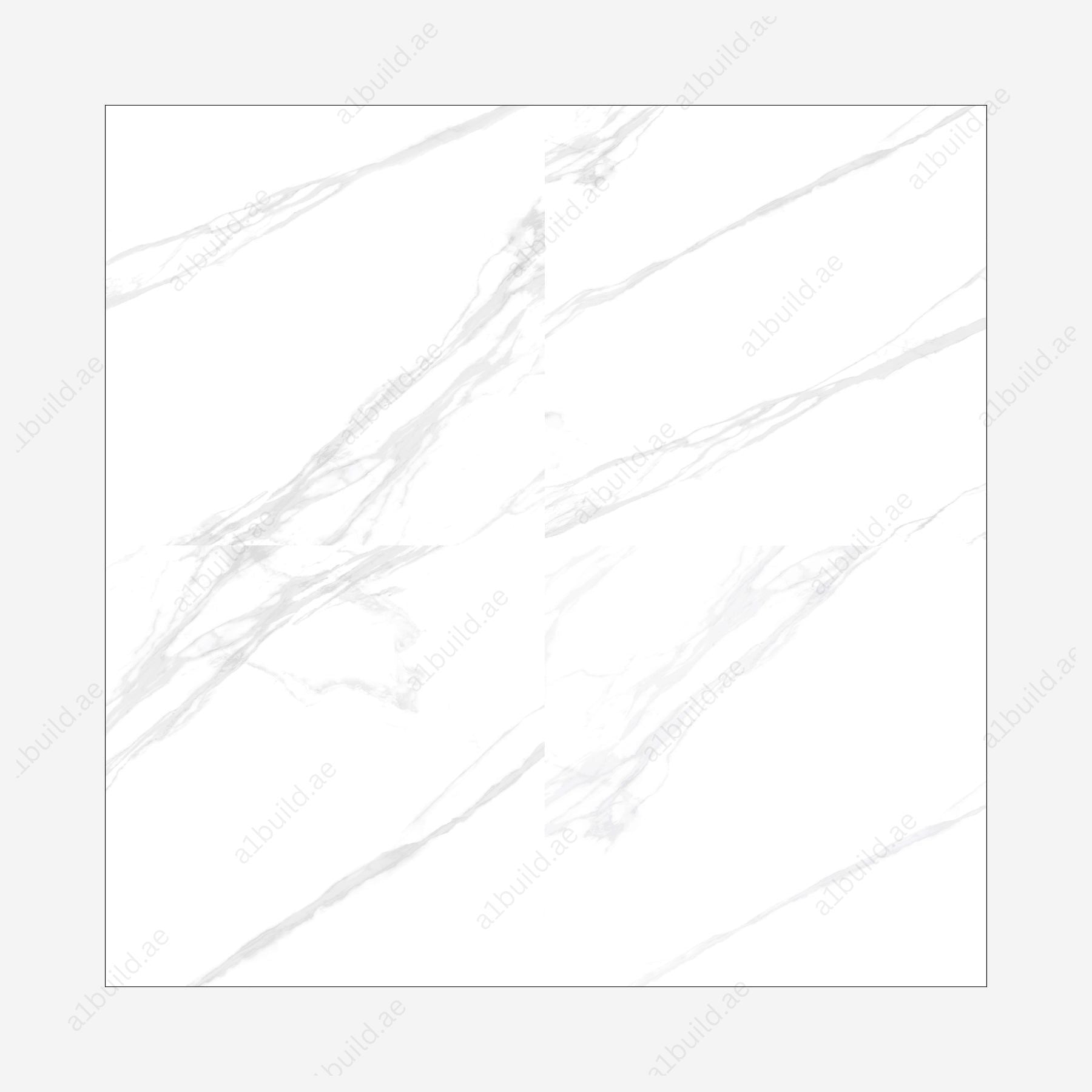 Calacutta White (120X120cm 09mm Random Matt Porcelain Tiles for Indoor Spaces)