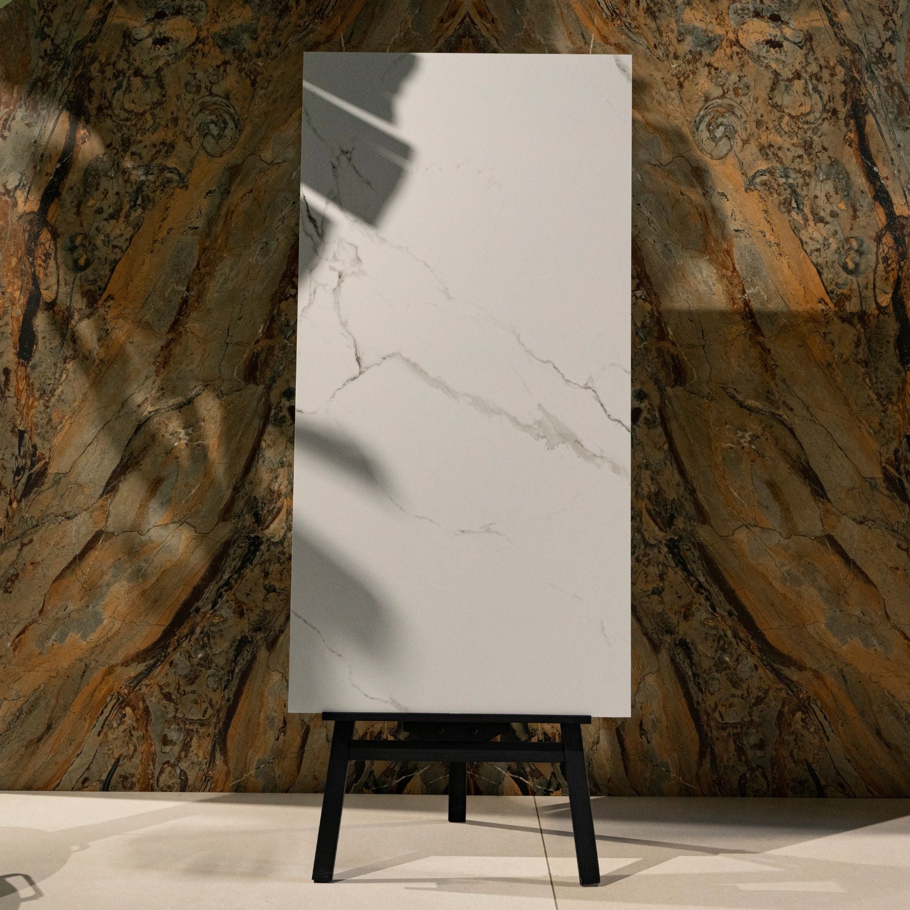 Calm Shell matte stone effect porcelain tile 60x120cm 9mm delivers soft neutral tones with durable porcelain performance for floors and walls.