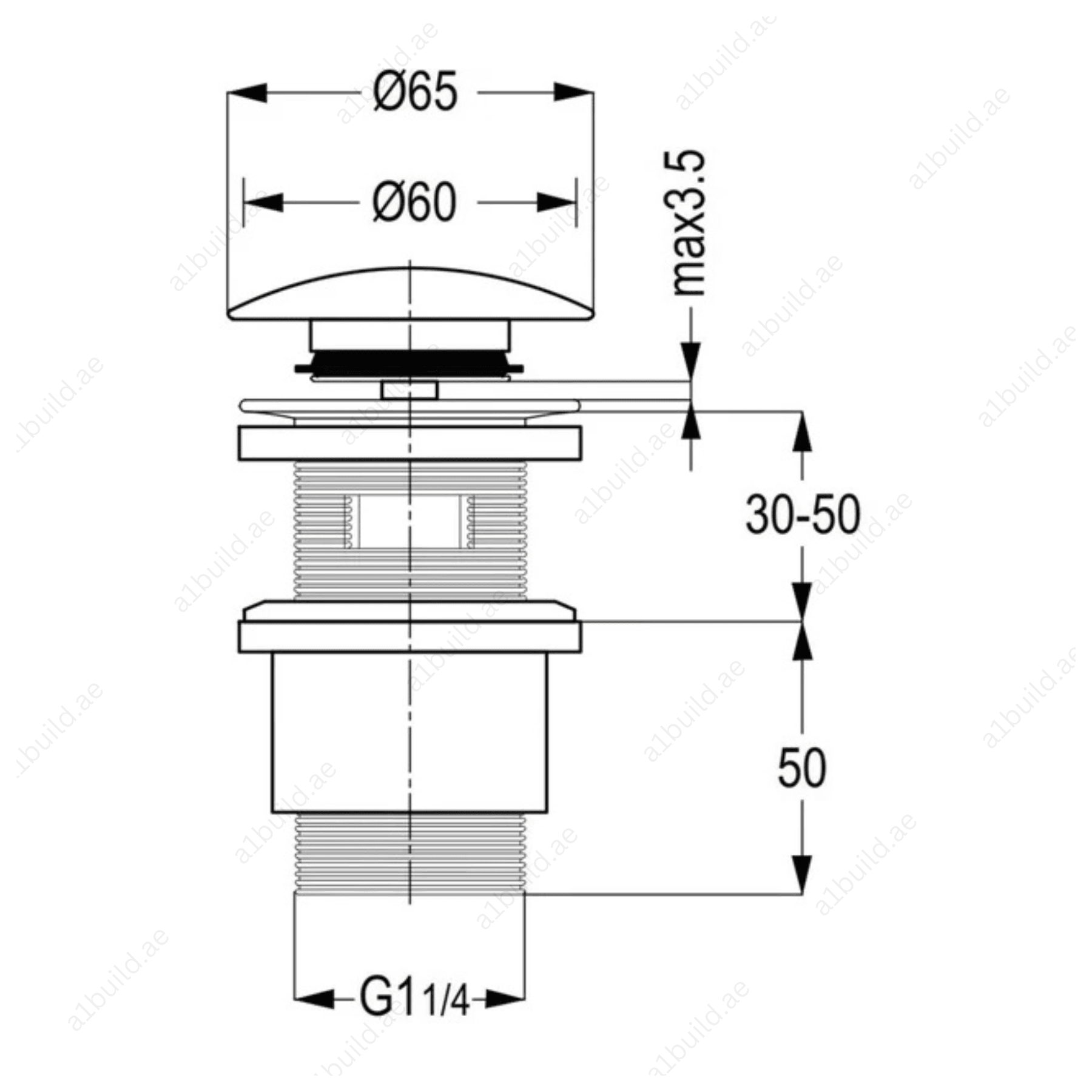 ChromeClickClackWasteFitting11_4InchwithOverflowHole_3_5a15cc16