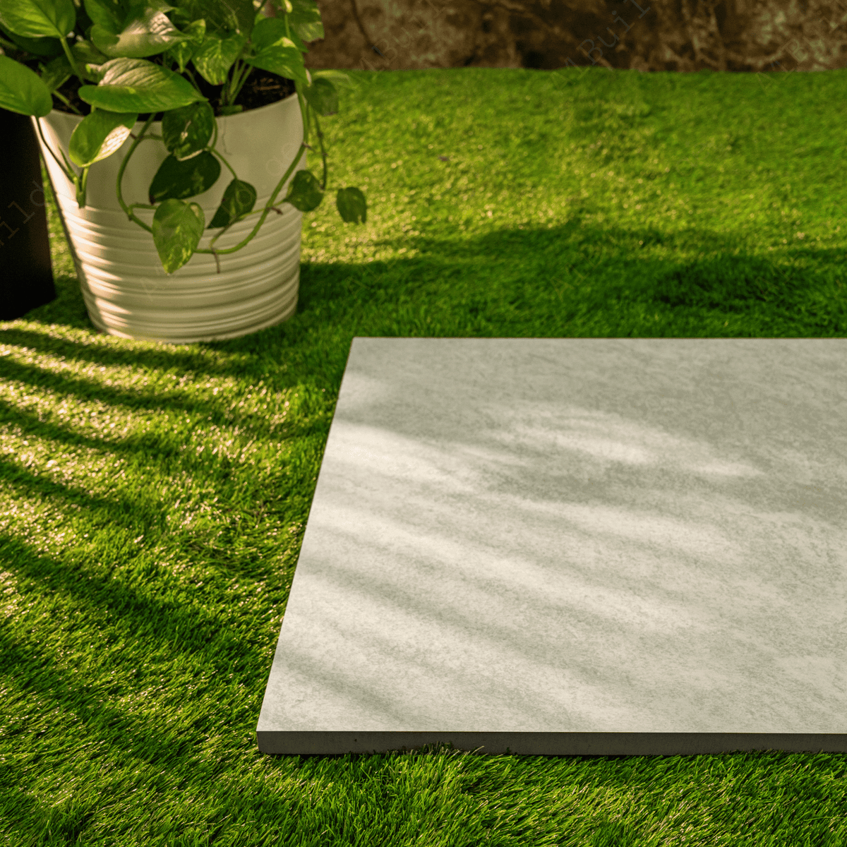 Classic Ivory porcelain tile 60x120cm 20mm thickness, ivory stone look design, durable porcelain tile for indoor and outdoor floors.