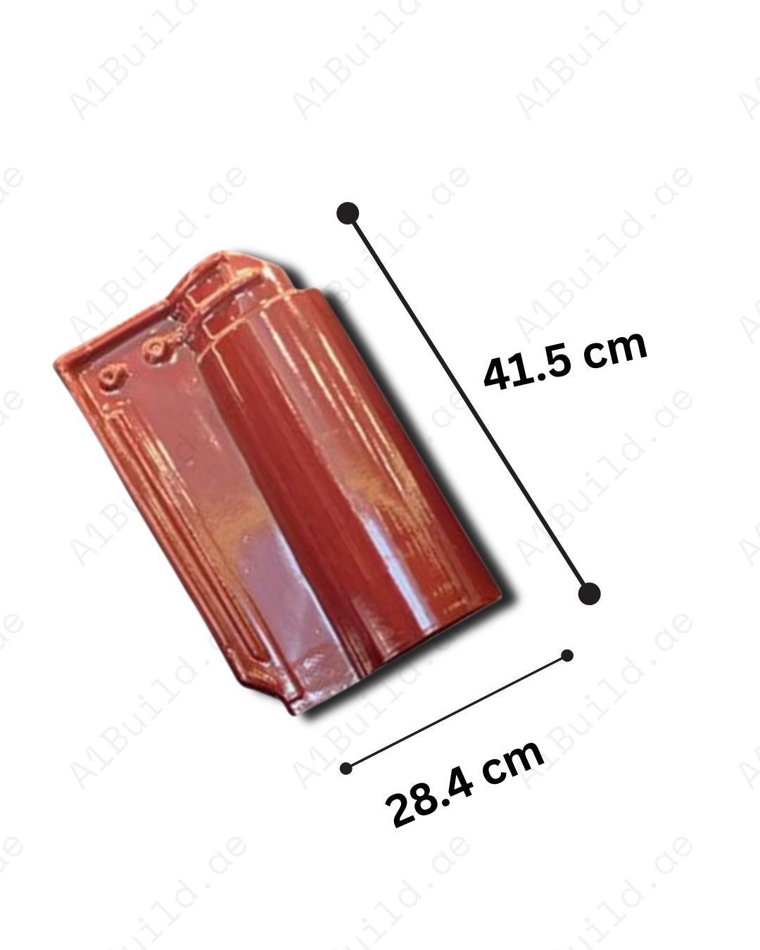 Classic Red Terracotta Glazed Roof Tile