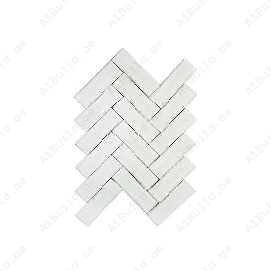 Cream White Glossy Crackle Porcelain Artisanal Tile 65x200 mm. Elegant, glossy, durable tiles for walls, floors, kitchens, bathrooms, and stylish interiors.