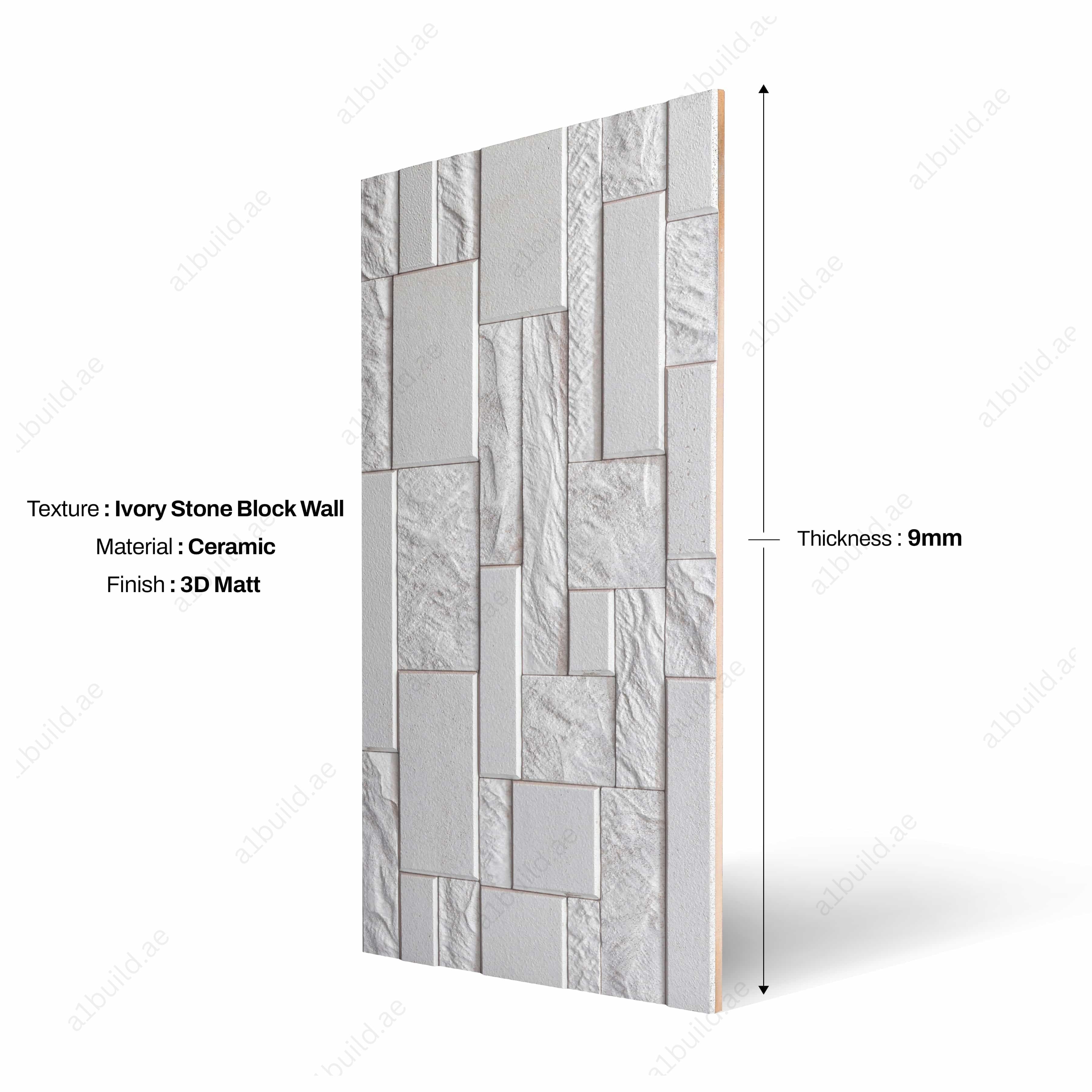 Cubic Bianco | Stylish Tile for Kitchen, Bathroom & Interior Walls