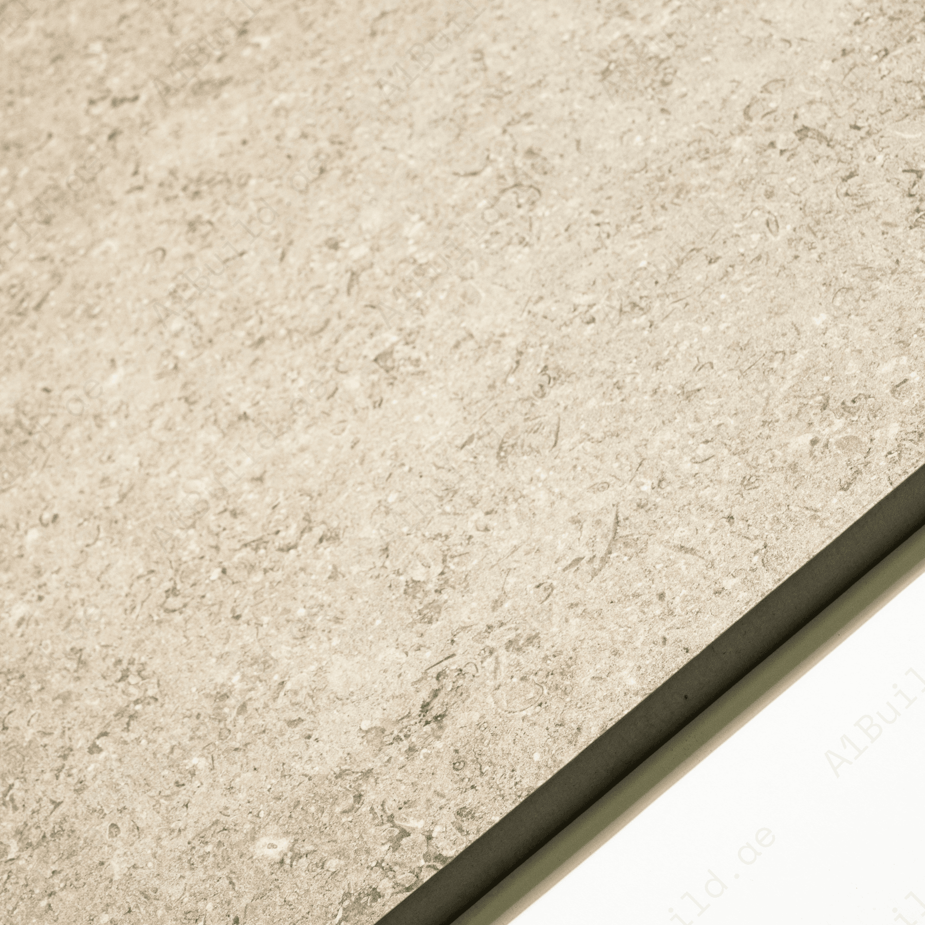 Dijon Limestone Taupe porcelain tile 60x120cm 2mm thickness, taupe stone look design, durable porcelain tile for modern floors and walls.