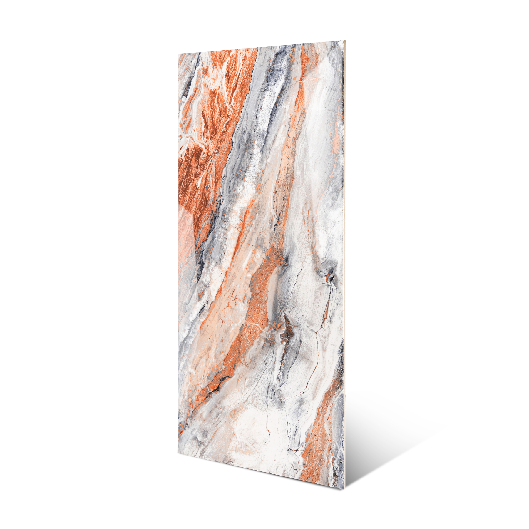 Dike Crimson porcelain tile 60x120cm 9mm thickness, red marble look design, durable porcelain tile ideal for luxury floors and walls.