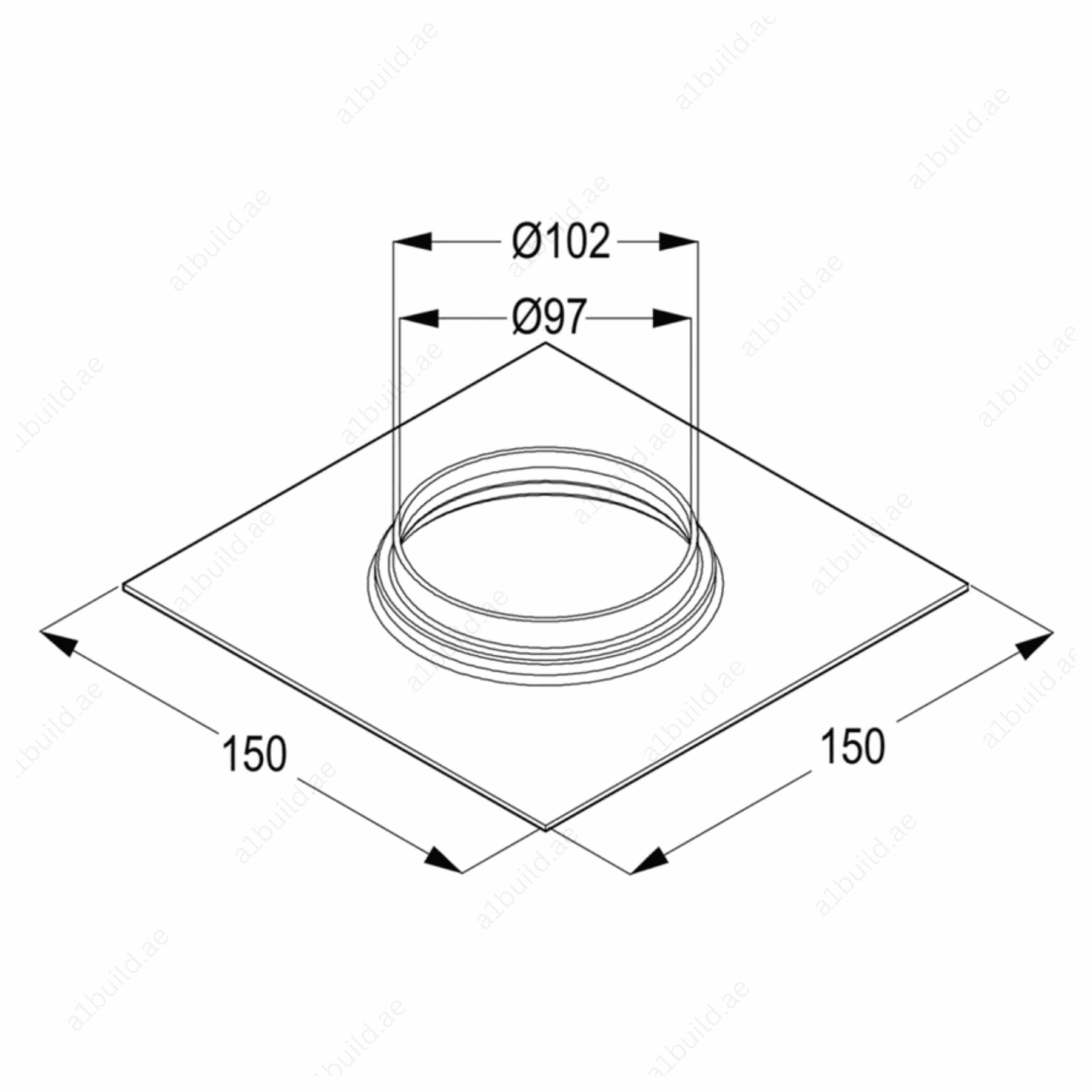 DurableBrassChromeFloorDrainwithHeavySteelMesh