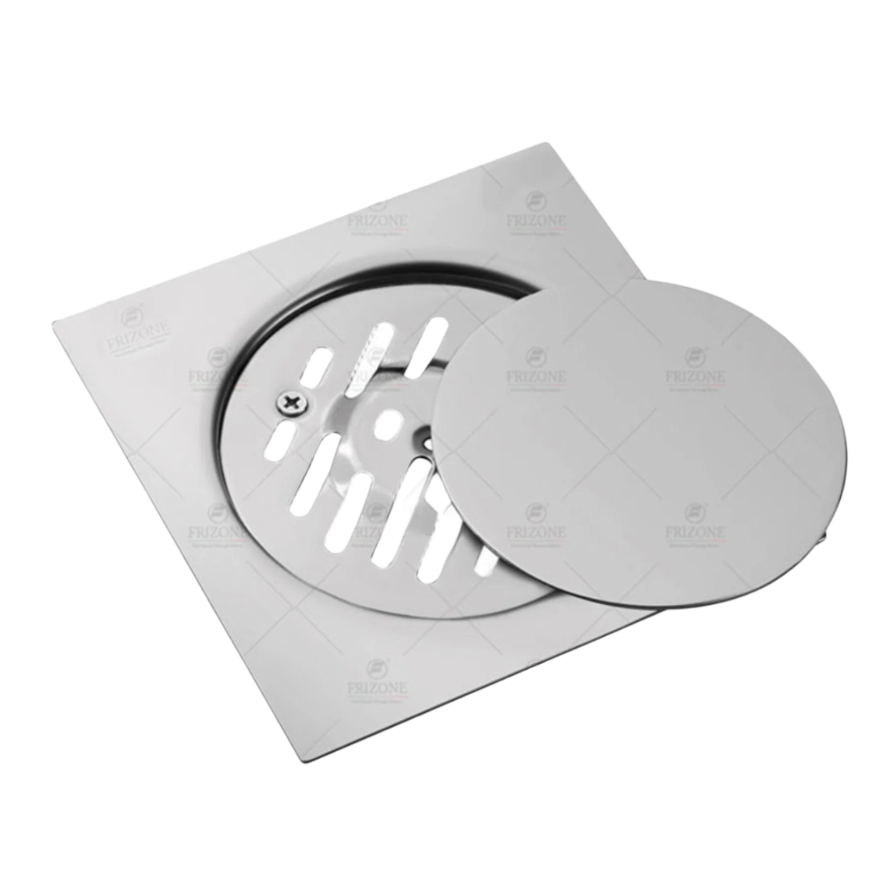 DurableStainlessSteelFloorDrain15x15CMwithSmoothWaterFlow_3