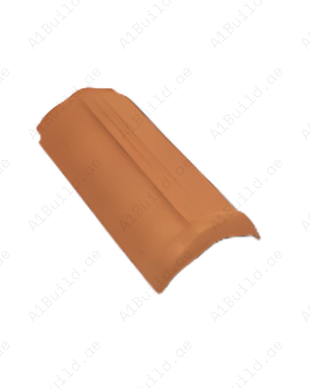 Durable DUNA ridge roof tile 3.1Kg. Provides strong waterproof ridge connection and classic curved roofline finish.