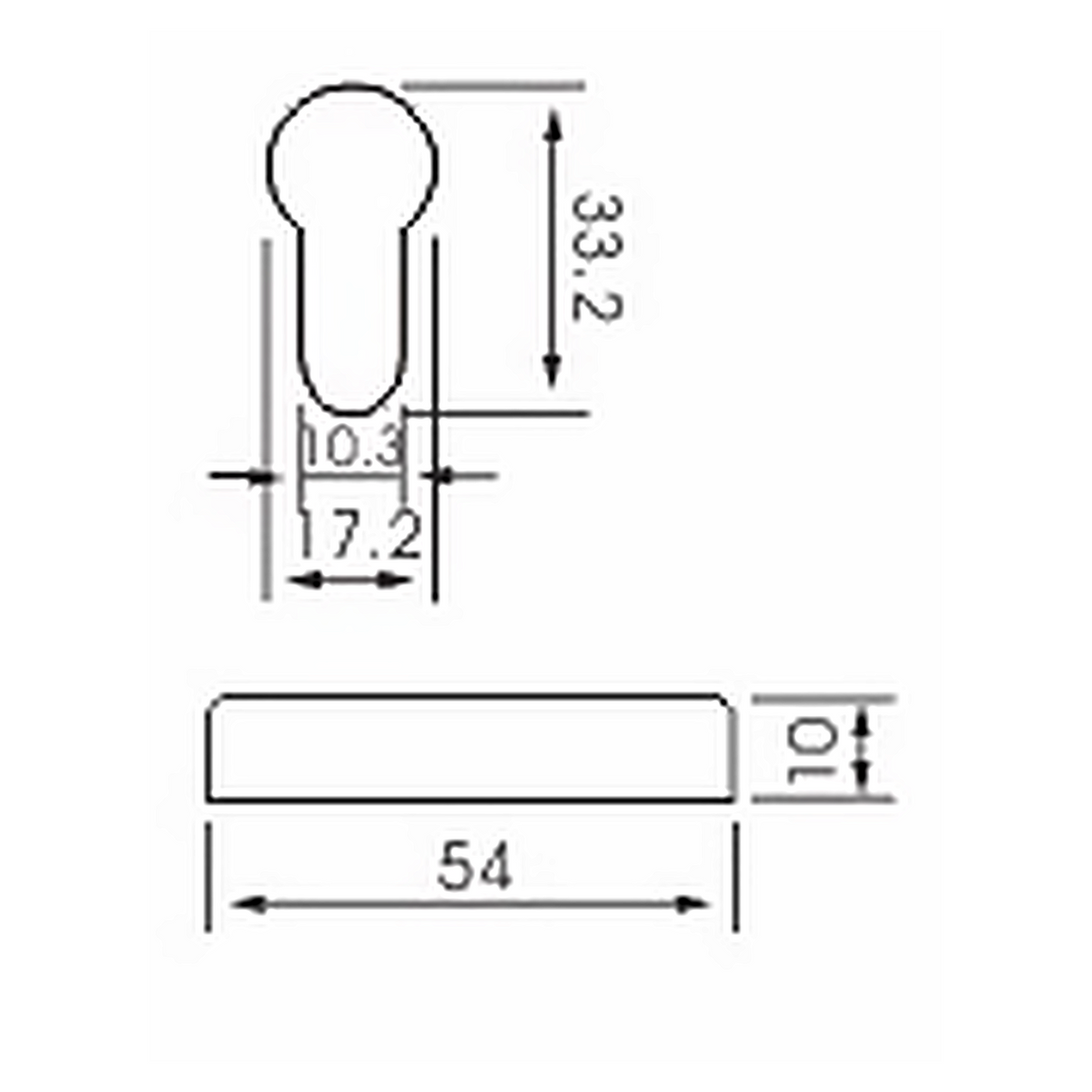 ES.SN04 – Premium Stainless Steel Square Escutcheon (SS)