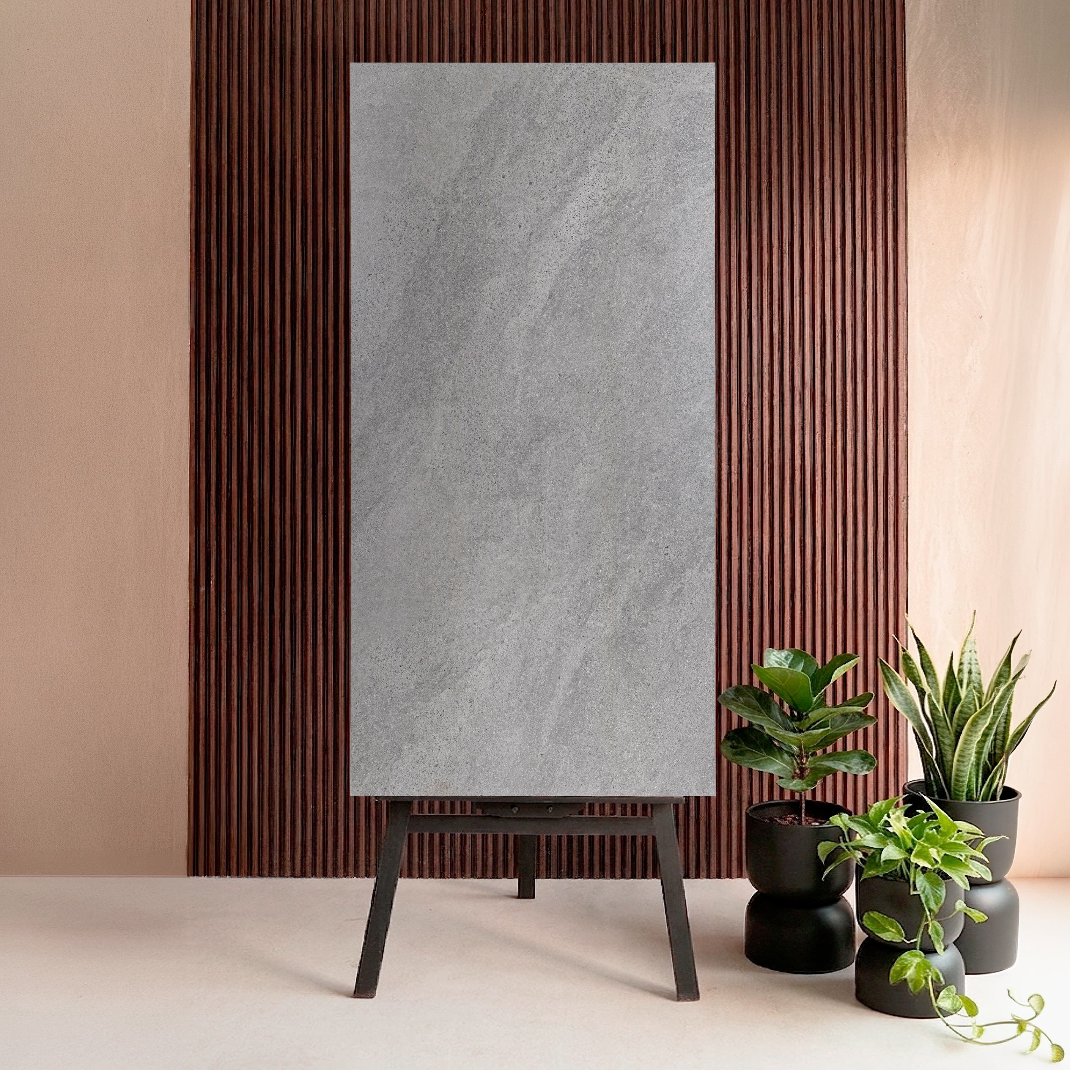 Evening Grey Tiles 60x120cm - Random Matt Porcelain Elegance