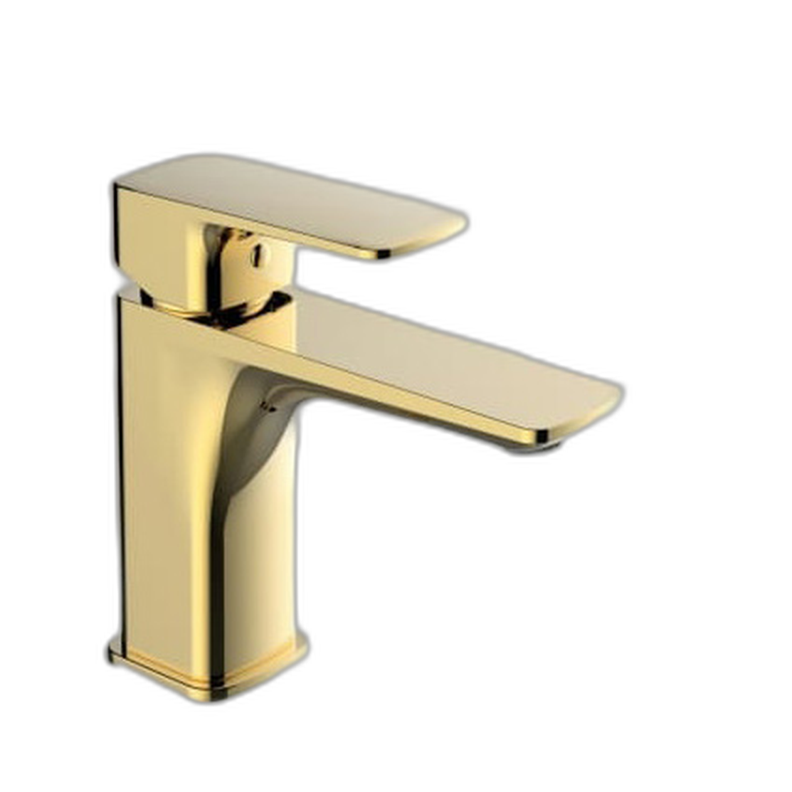 Elegant Brushed Gold Single Lever Basin Mixer
