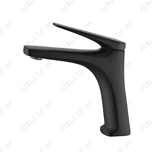 Elite Single lever basin mixer with pop-up waste (Premium Matte Black 100% Made in Germany)