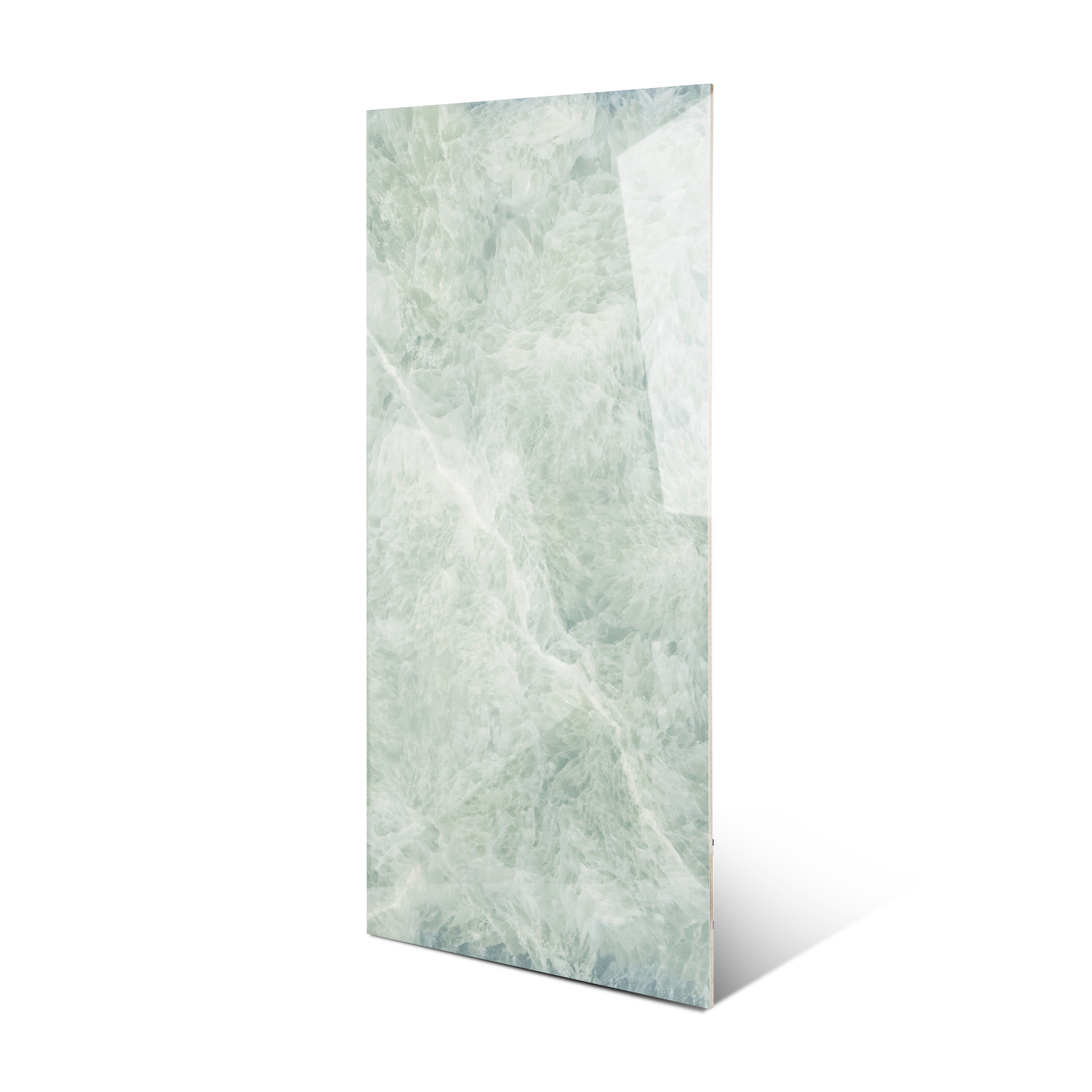 Emerald Fur porcelain tile 60x120cm 9mm thickness, green marble look design, durable porcelain, ideal for modern floors and walls.