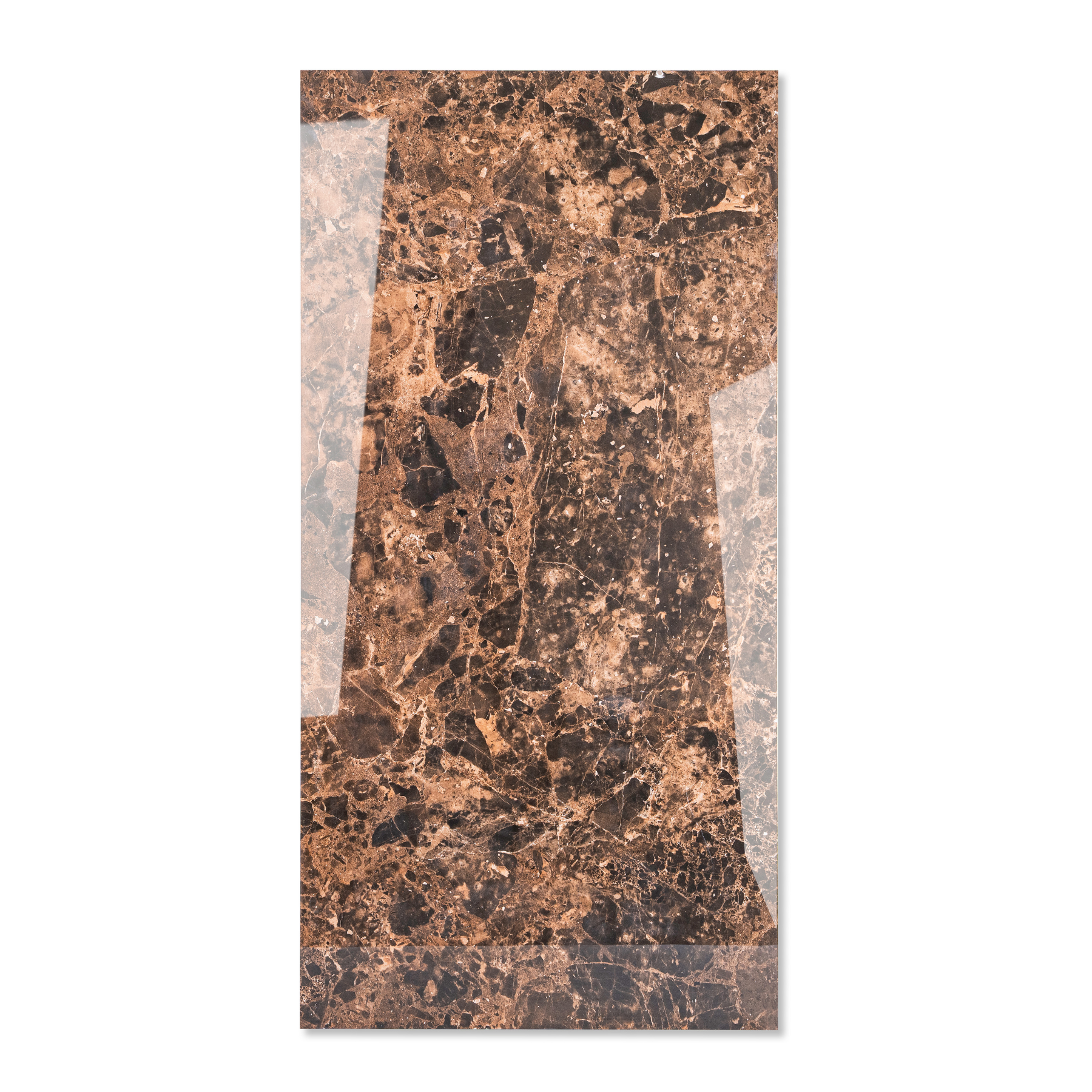 Emperador Coffee porcelain tile 60x120cm 9mm thickness, marble look design, durable porcelain, ideal for floors and walls.