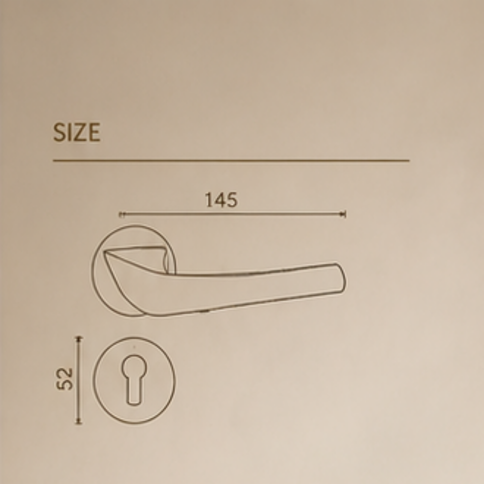Enhance interiors with the ZR191238 Cylenk Merk luxury zinc alloy door handle in Matt Satin Nickel and Matt Satin Brass finishes for elegant spaces.