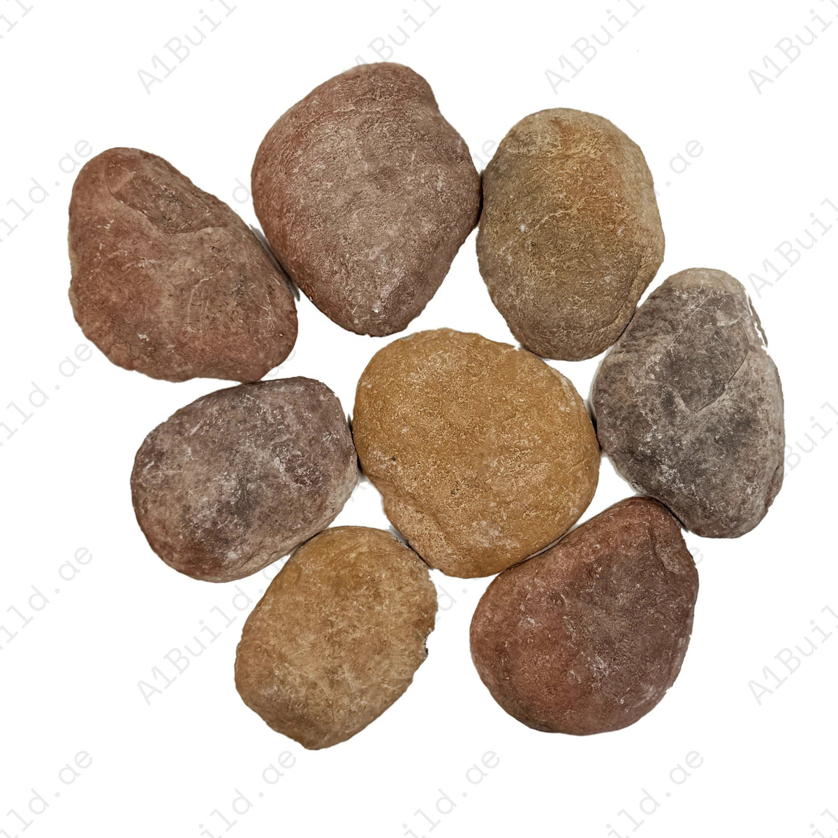Enhance spaces with Tuscany Essence Mixed Brown Pebble Design Cement Tile, combining natural charm, durability, and timeless style for indoor or outdoor use.
