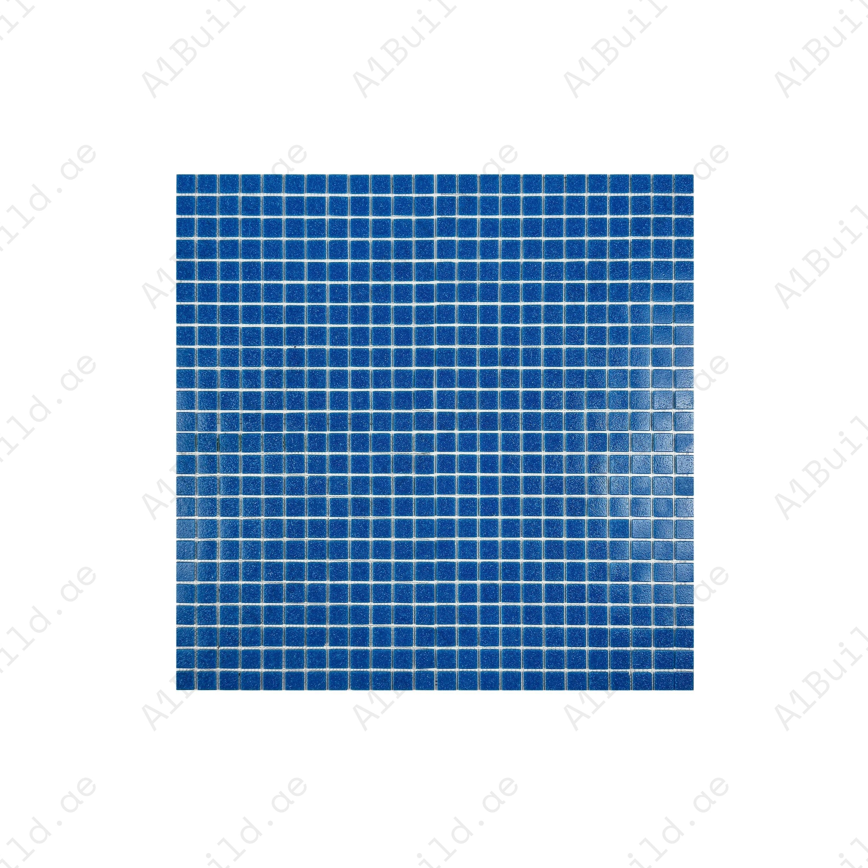 Enhance swimming pools, spas & water features with French Blue Serene Spectrum glass mosaics. Slip-resistant, UV durable & eco-friendly for lasting luxury.