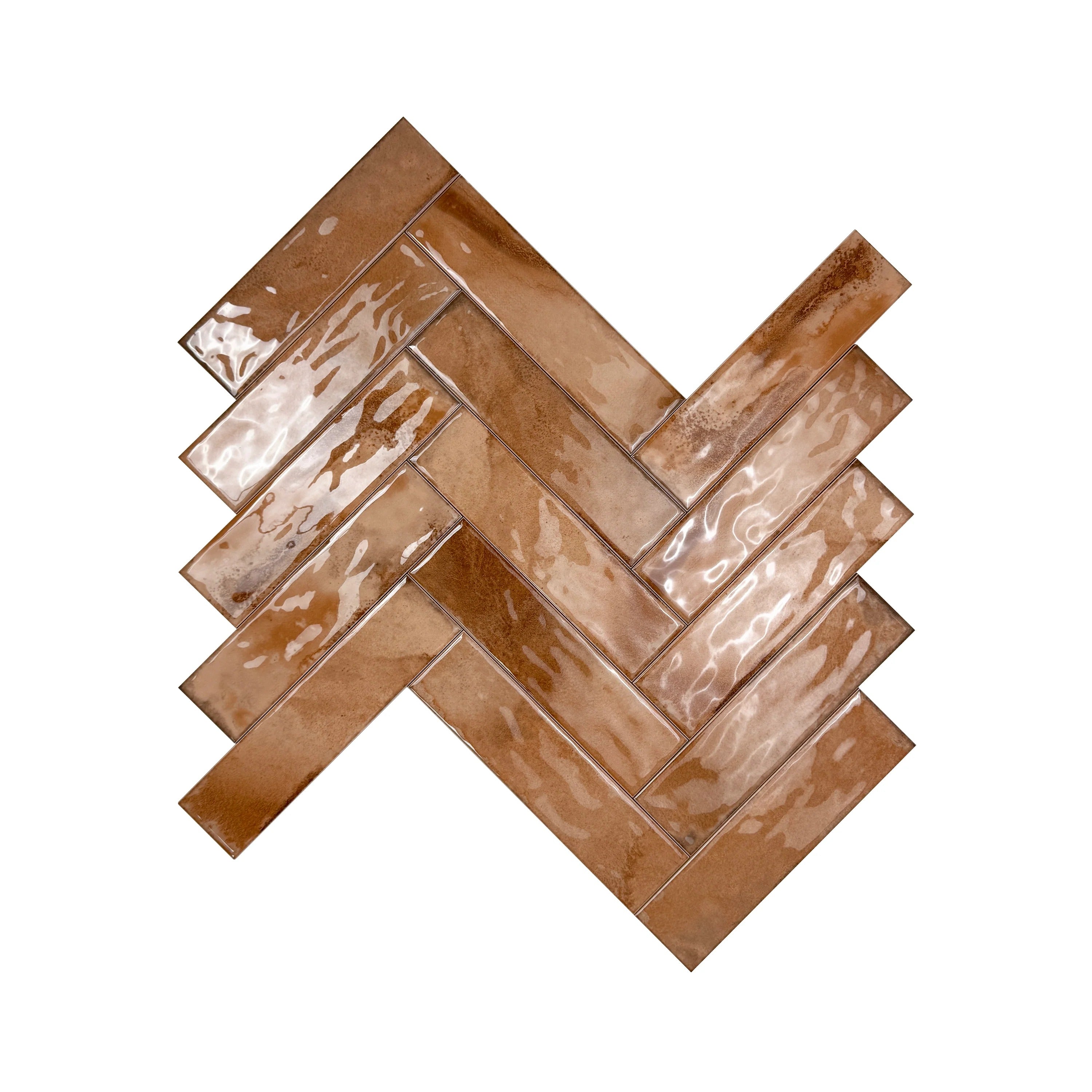 Enhance your interiors with Lustre Vintage Light Brown glossy ceramic tile. Durable, waterproof, scratch-resistant, and perfect for walls & light floors.