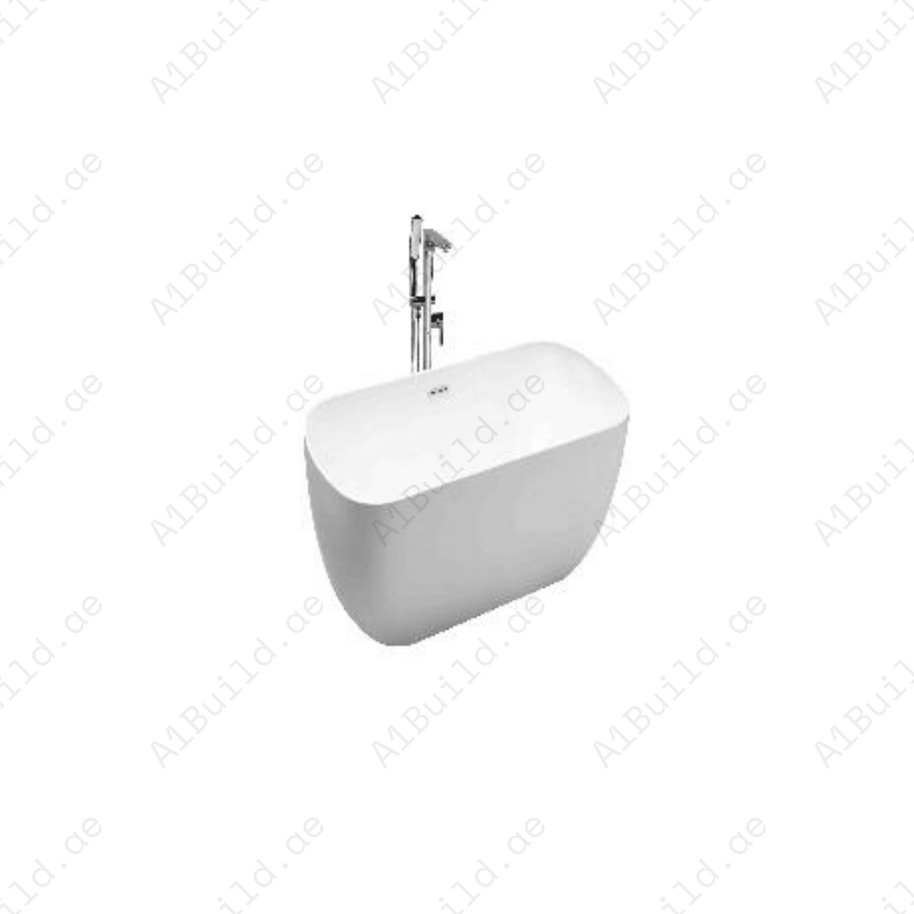 FREE_STANDING_ACRYLIC_BATHTUB_WITH_ADJUSTABLE_LEGS_SIZE_1700X800X580MM_WHITE_COLOR_WITH_CHROME_POP_UP_WASTE_WITH_SLOTTED_OVERFLOW_CHROME_FINISH