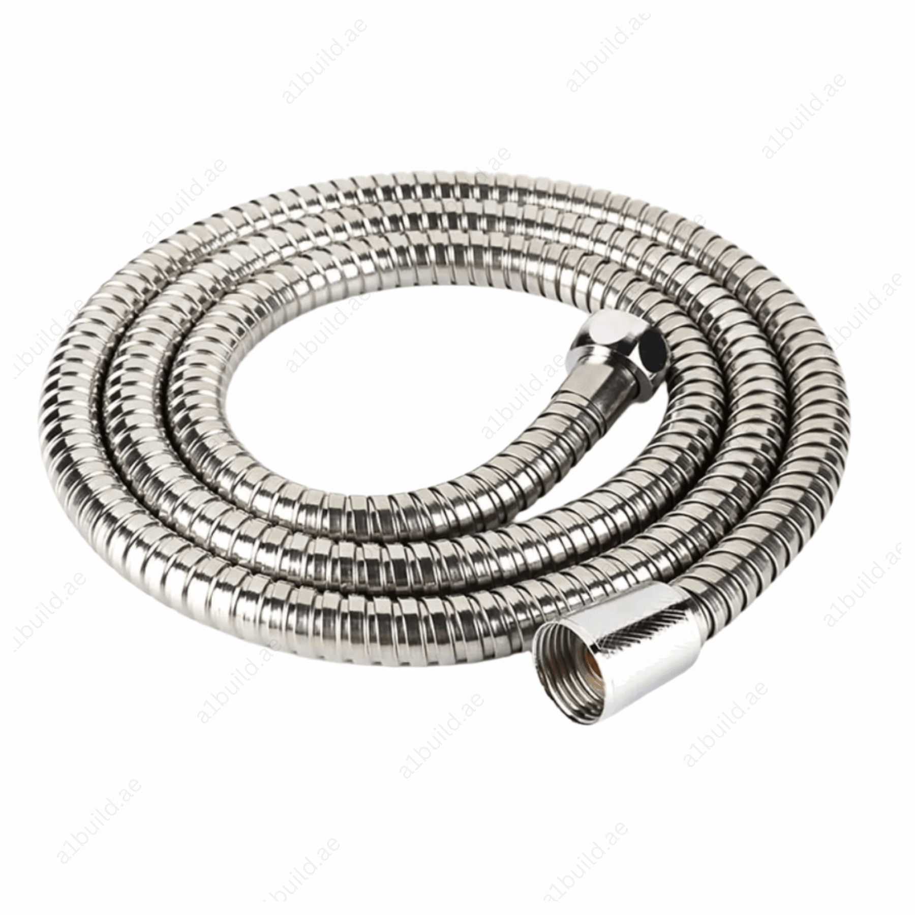 FlexibleStainlessSteelHose150cmChromeforBathroomInstallations