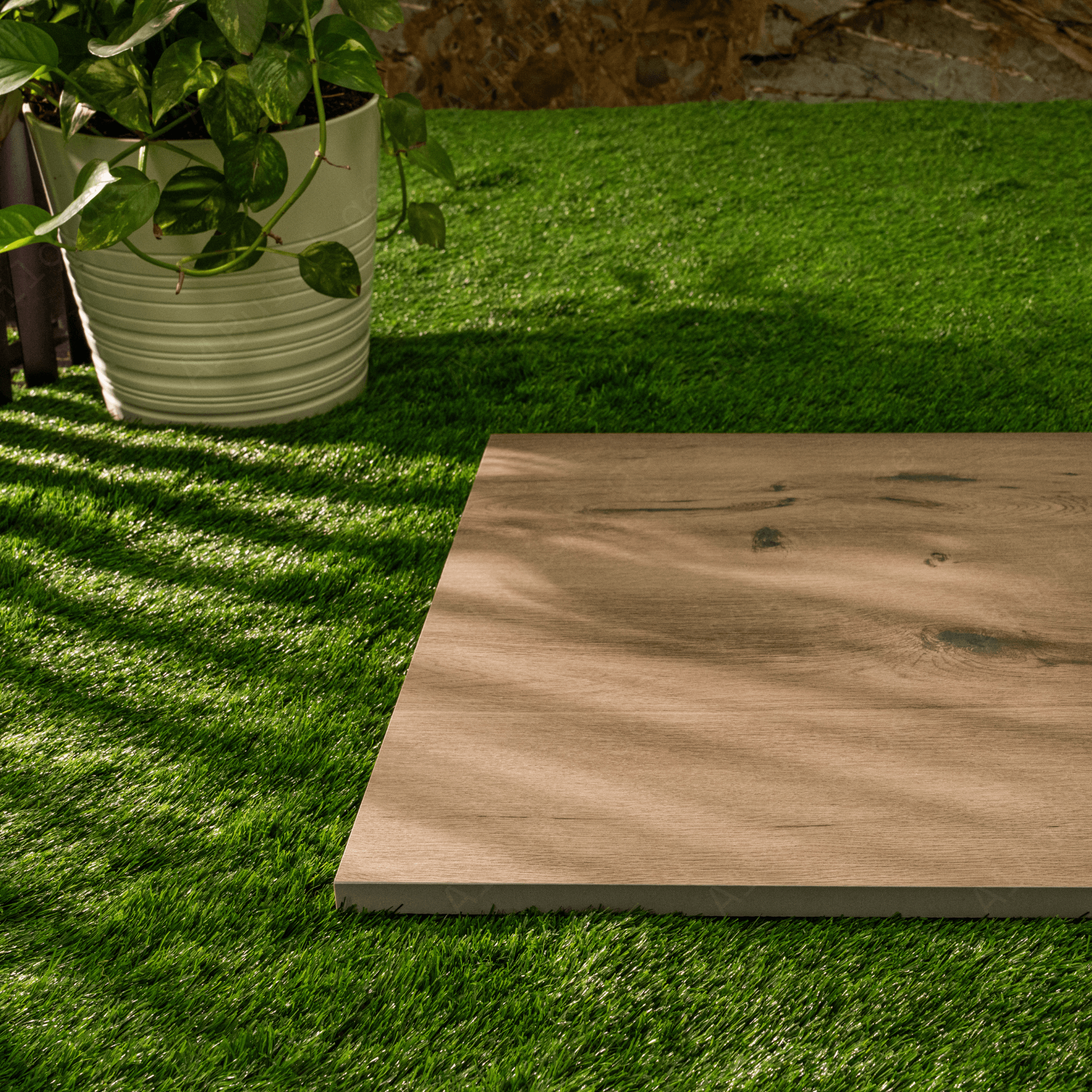 Forest Oak porcelain tile 60x120cm 2mm thickness, wood look design, durable porcelain tile for warm natural floors and walls.