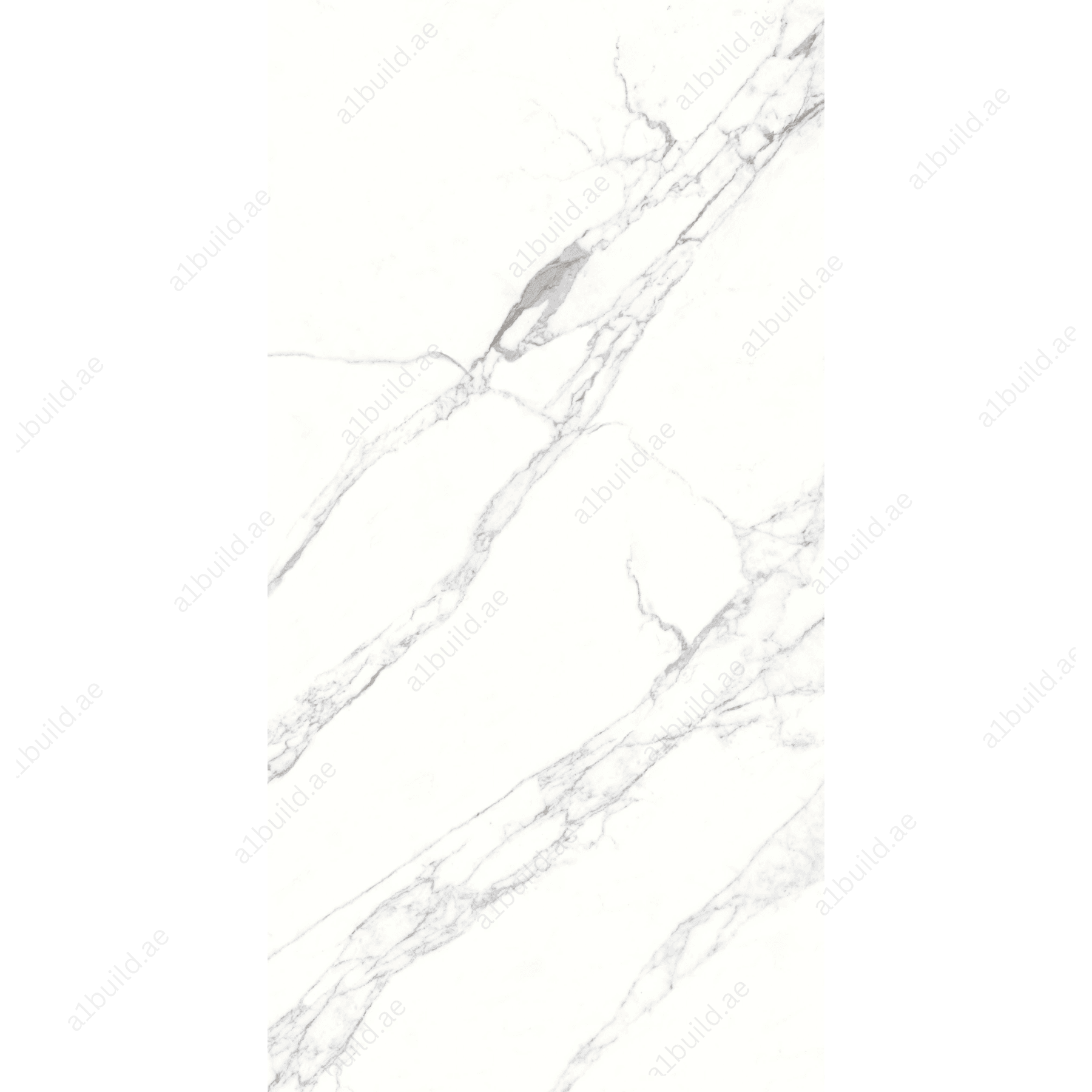 Garfagnana White & Grey High Gloss Book Match Porcelain Slabs | 120x240cm