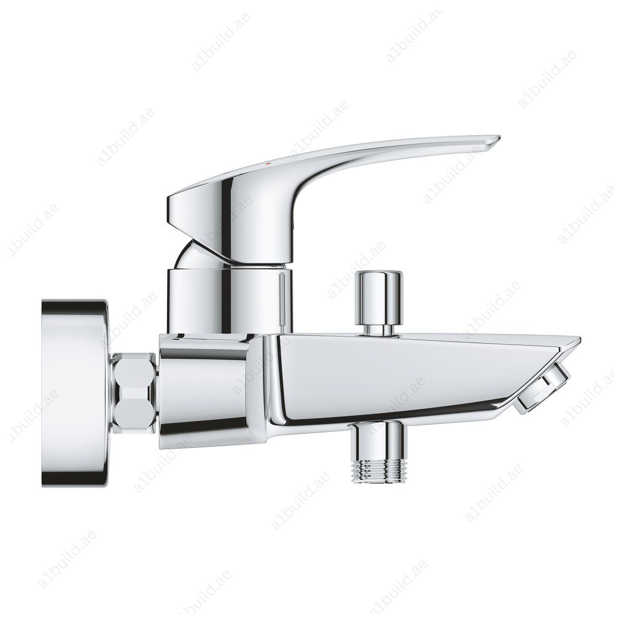 GROHE Eurosmart Single-Lever Bath Mixer – Wall-Mounted, SilkMove & Bath/Shower Diverter