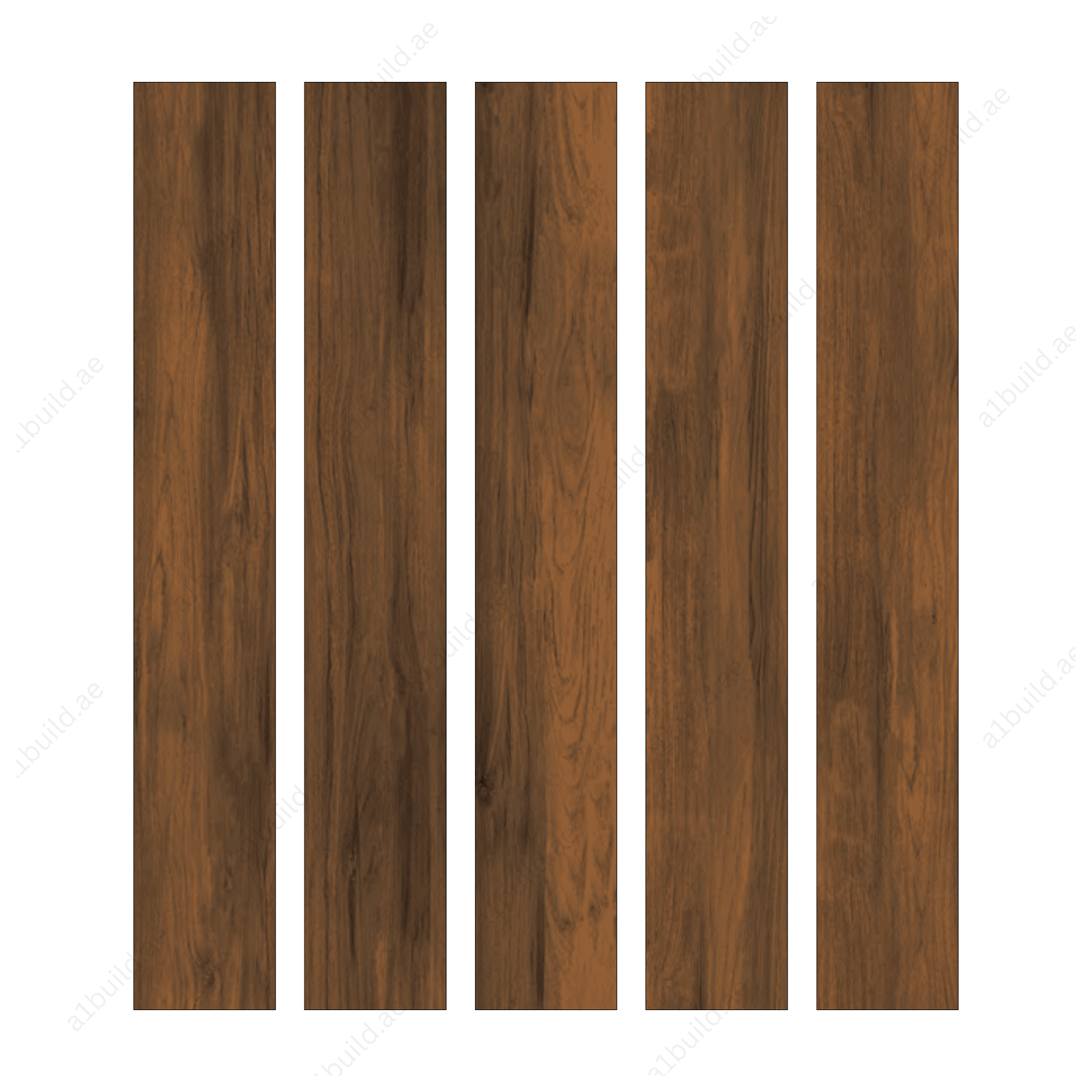 Geveeter Brown (20X120cm Matt Finish Parquet Porcelain Indoor, Floor Tiles)