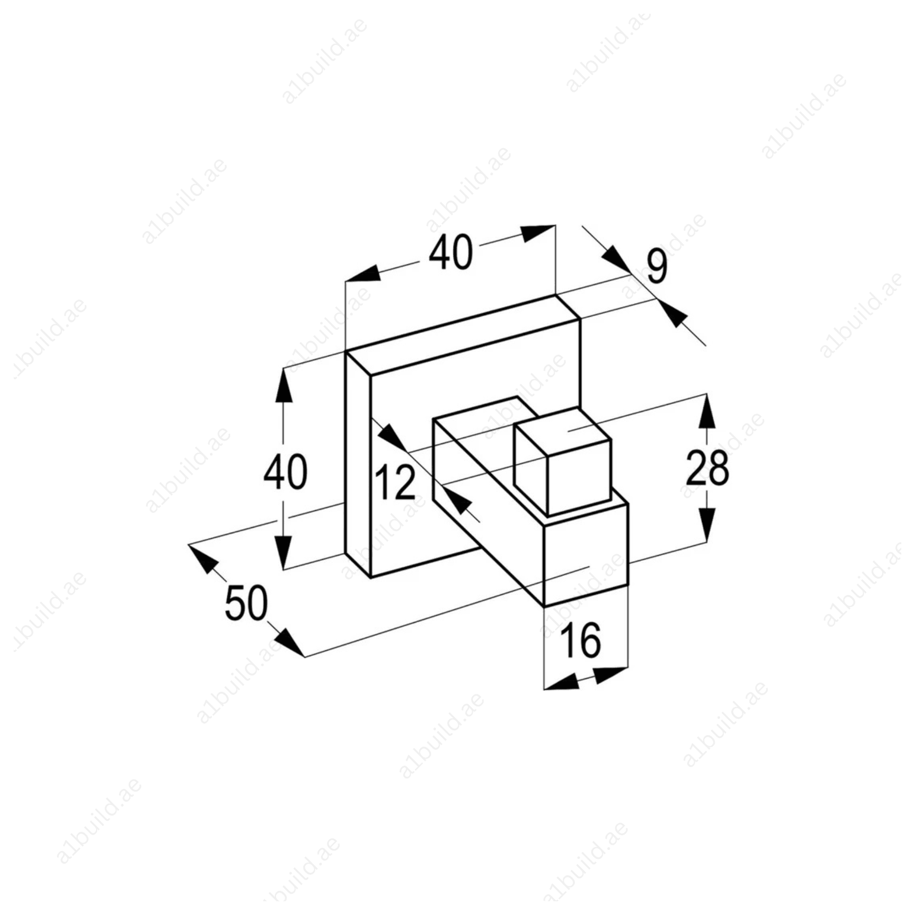 HARMONYRobeHook_ChromeWallFasteningwithScrewsandDowels_2