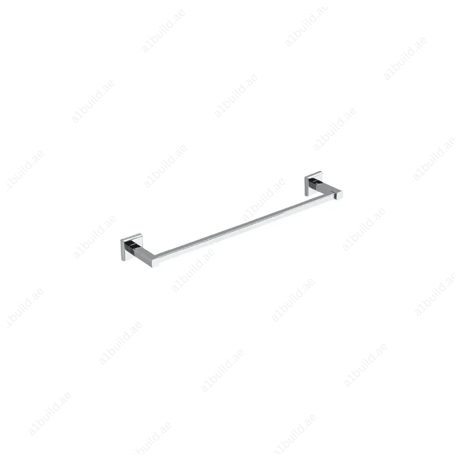 HARMONY Single Towel Bar 440 mm in Chrome | Wall Fastening with Screws