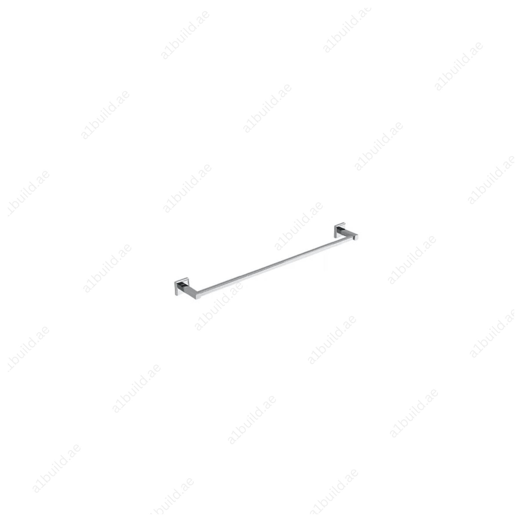 HARMONY 610mm Single Towel Bar in Chrome | Wall Fastening with Screws