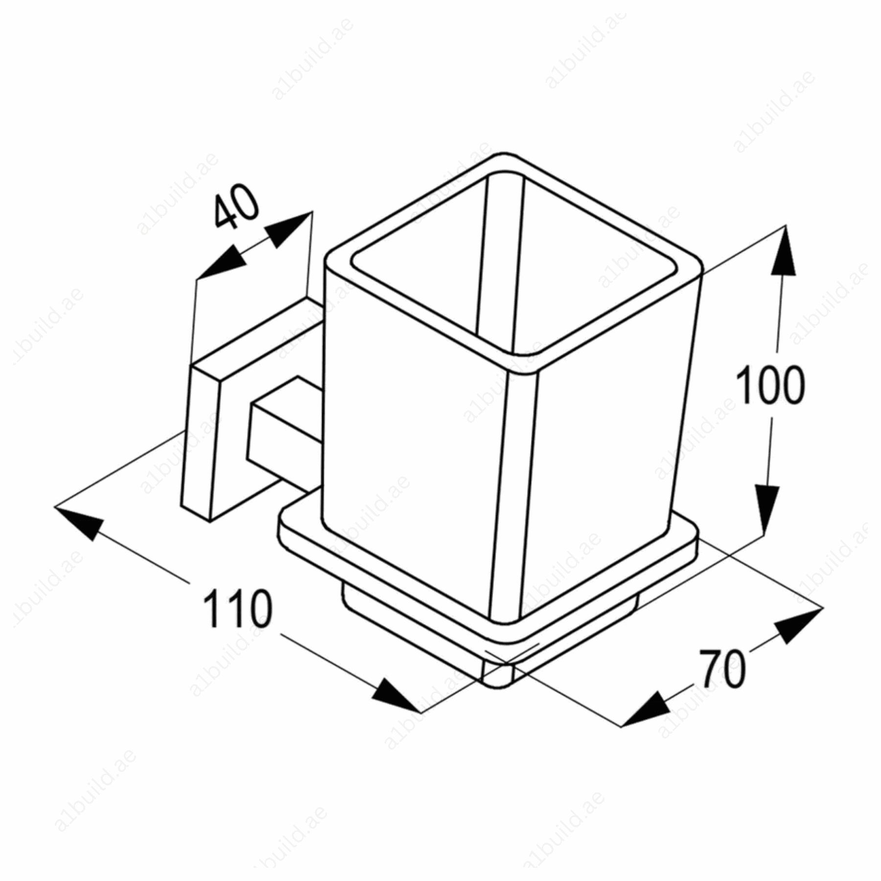 HARMONYTumblerHolder_GlasswithWallFastening