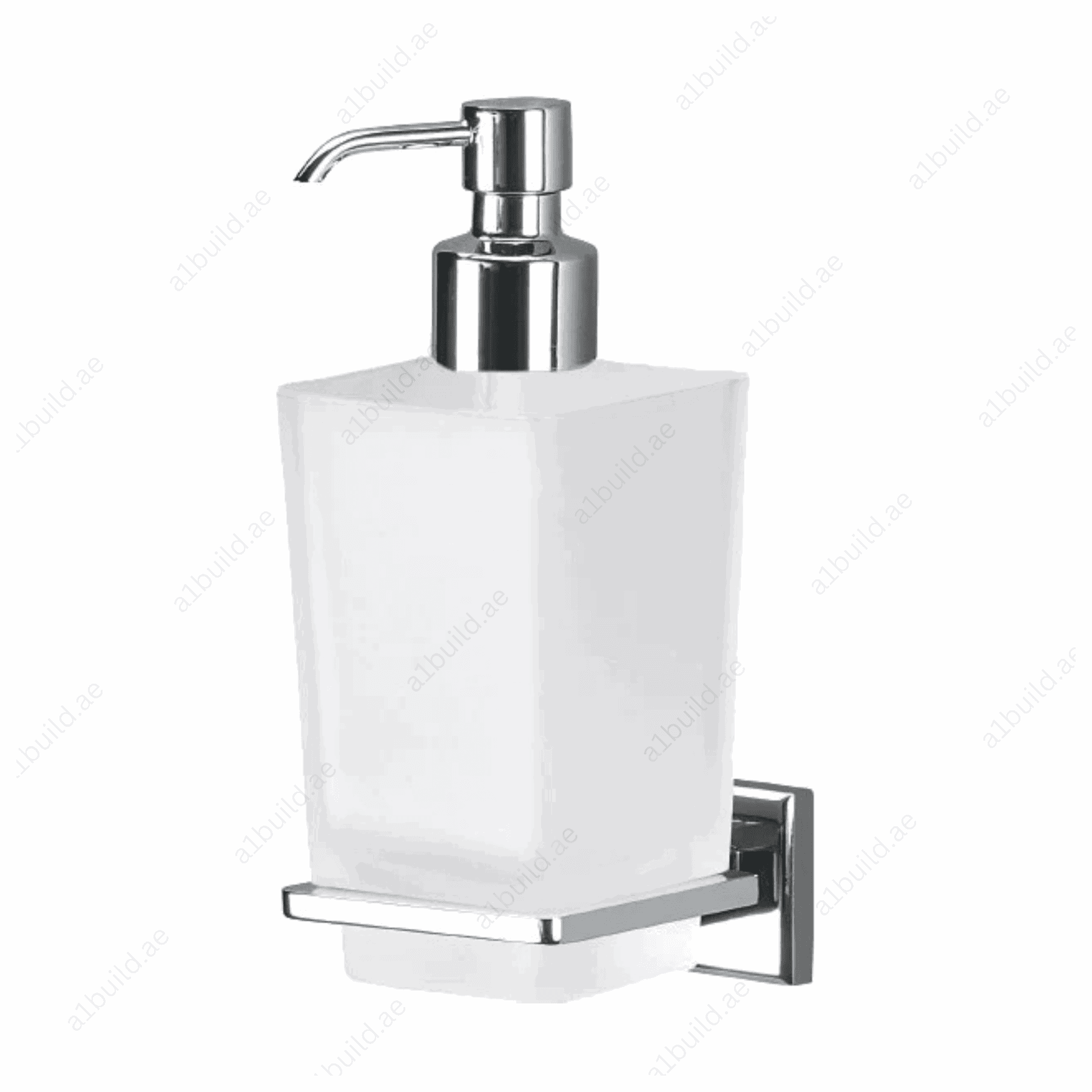 HarmonyWall-MountedGlassSoapDispenserChromeFinishwithScrews_2