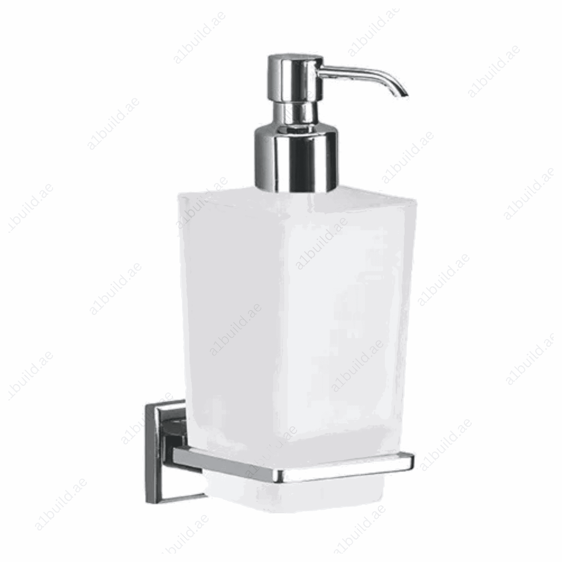 HarmonyWall-MountedGlassSoapDispenserChromeFinishwithScrews