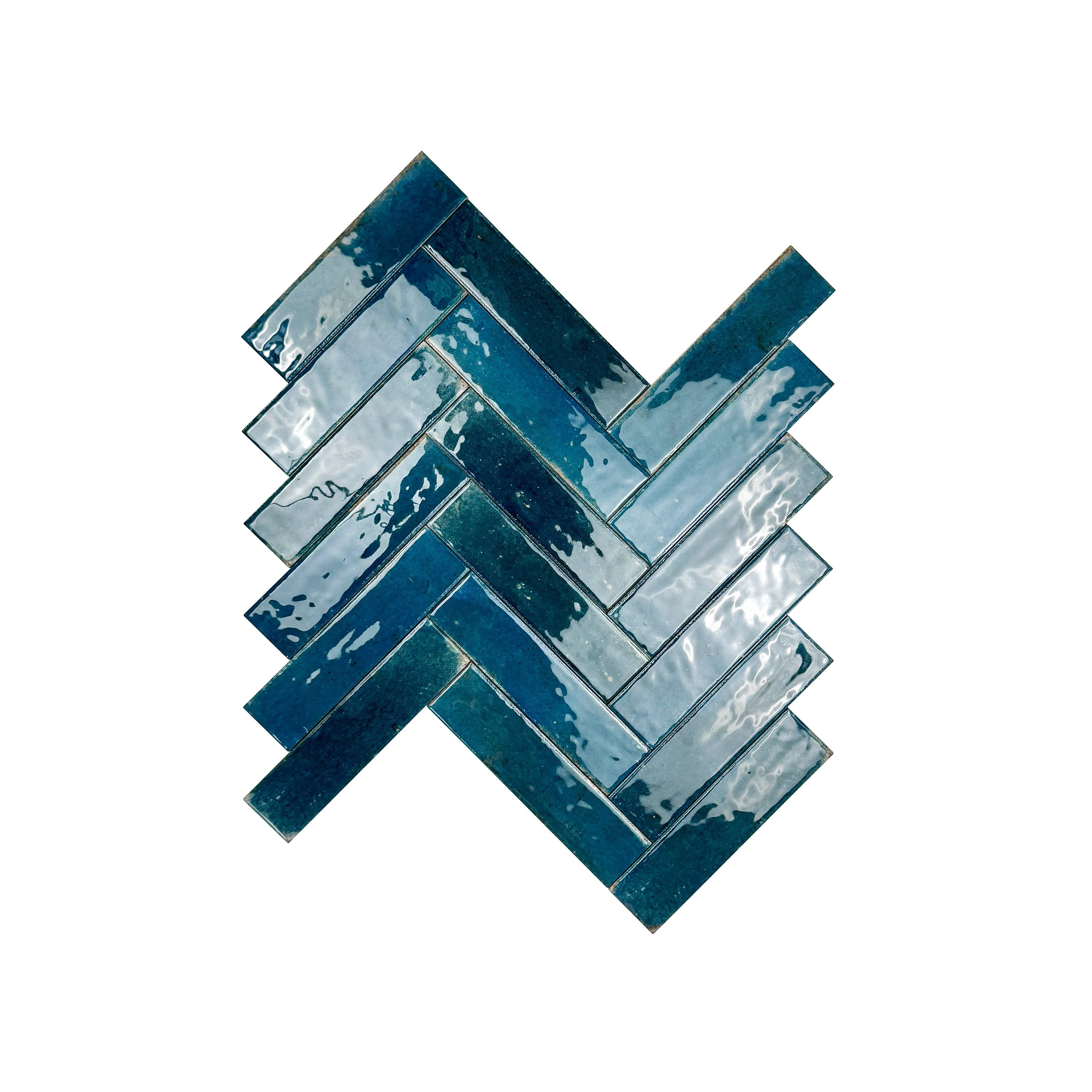Himalayan Serenity Sapphire Blue Glossy Porcelain Tiles – 60x240mm, waterproof, mold & scratch-resistant. Perfect for kitchens, bathrooms, floors, walls & more.
