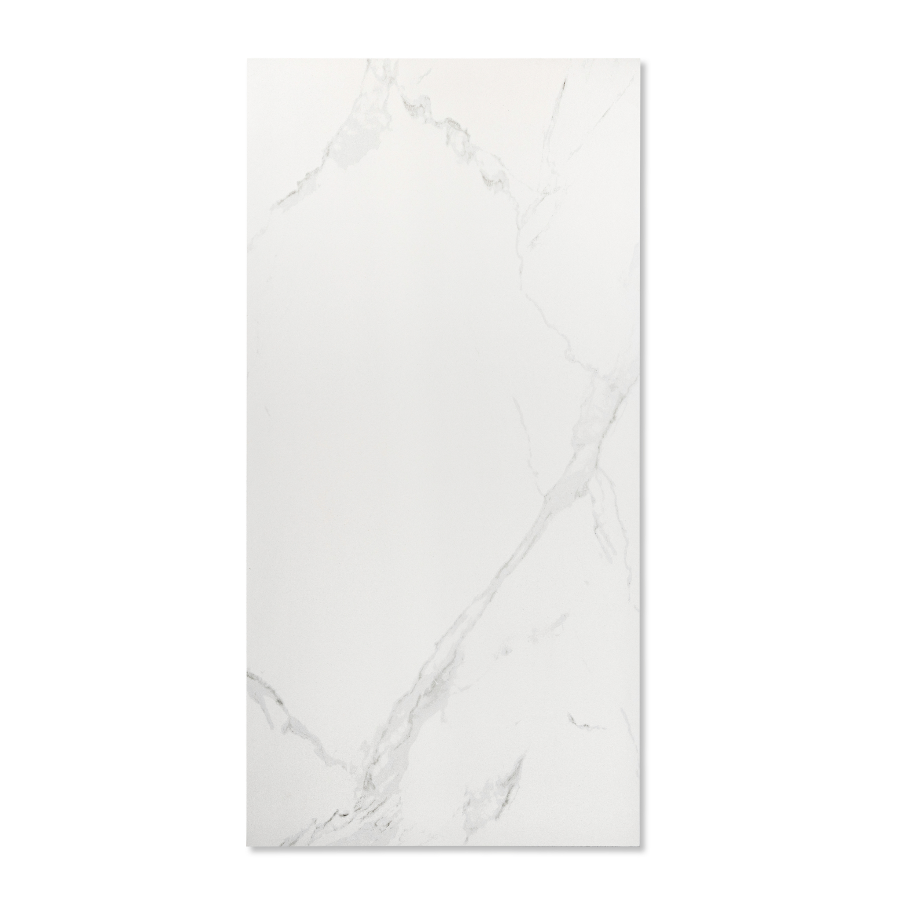 Imperial Bianco porcelain tile 60x120cm with 9mm thickness features a luxury marble look, durable porcelain body, ideal for floors and walls.