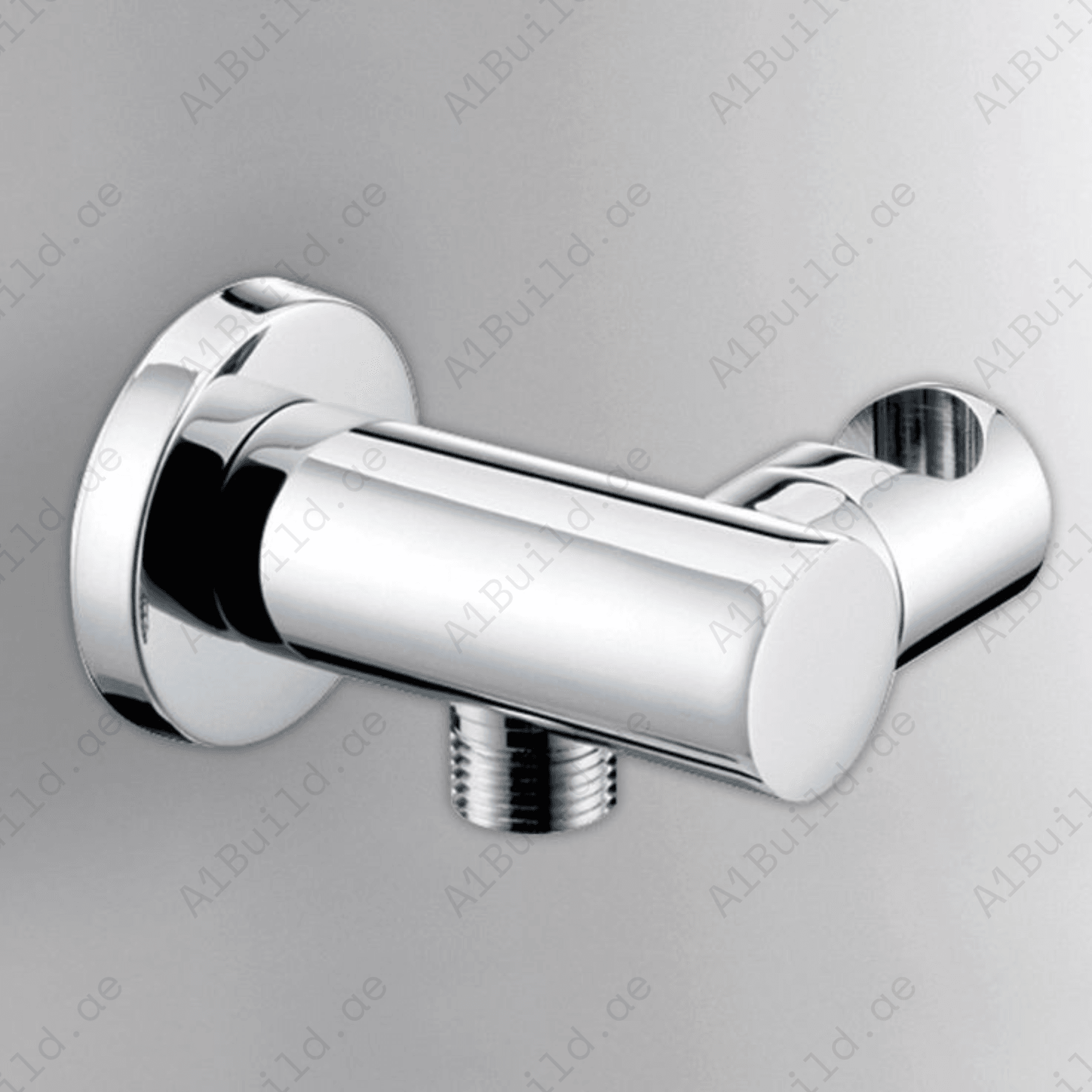 Infinity Round Shower Outlet – Premium Chrome, Exposed Installation, Made in Germany by Hesanit