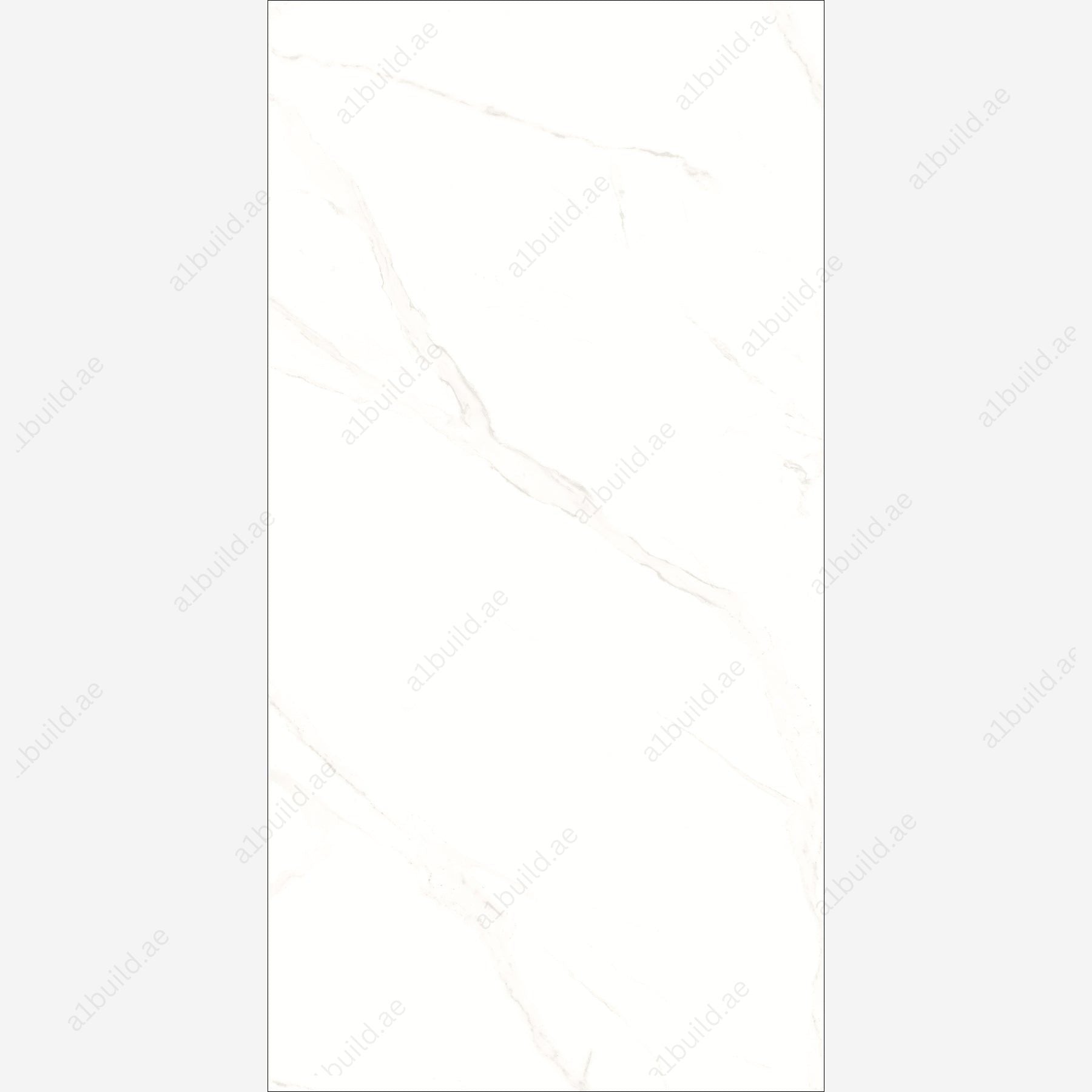 Keros Statuario (60X120cm 09mm Random Glossy Porcelain Indoor Floor & Wall Tiles)