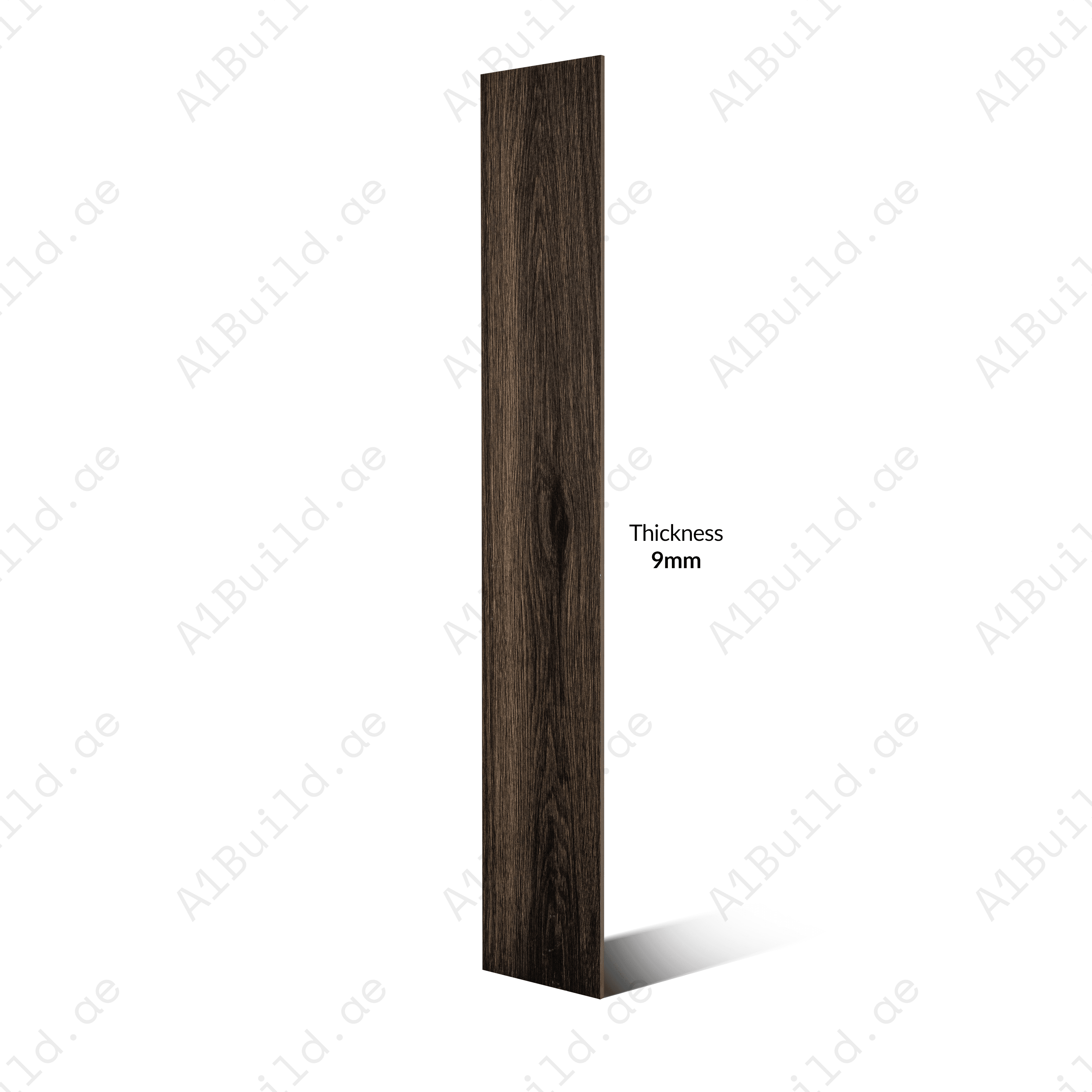Karvel Weng 20x12cm porcelain tile with 09mm thickness. Deep wenge-brown tone, durable and elegant for walls, kitchens, and modern interiors.