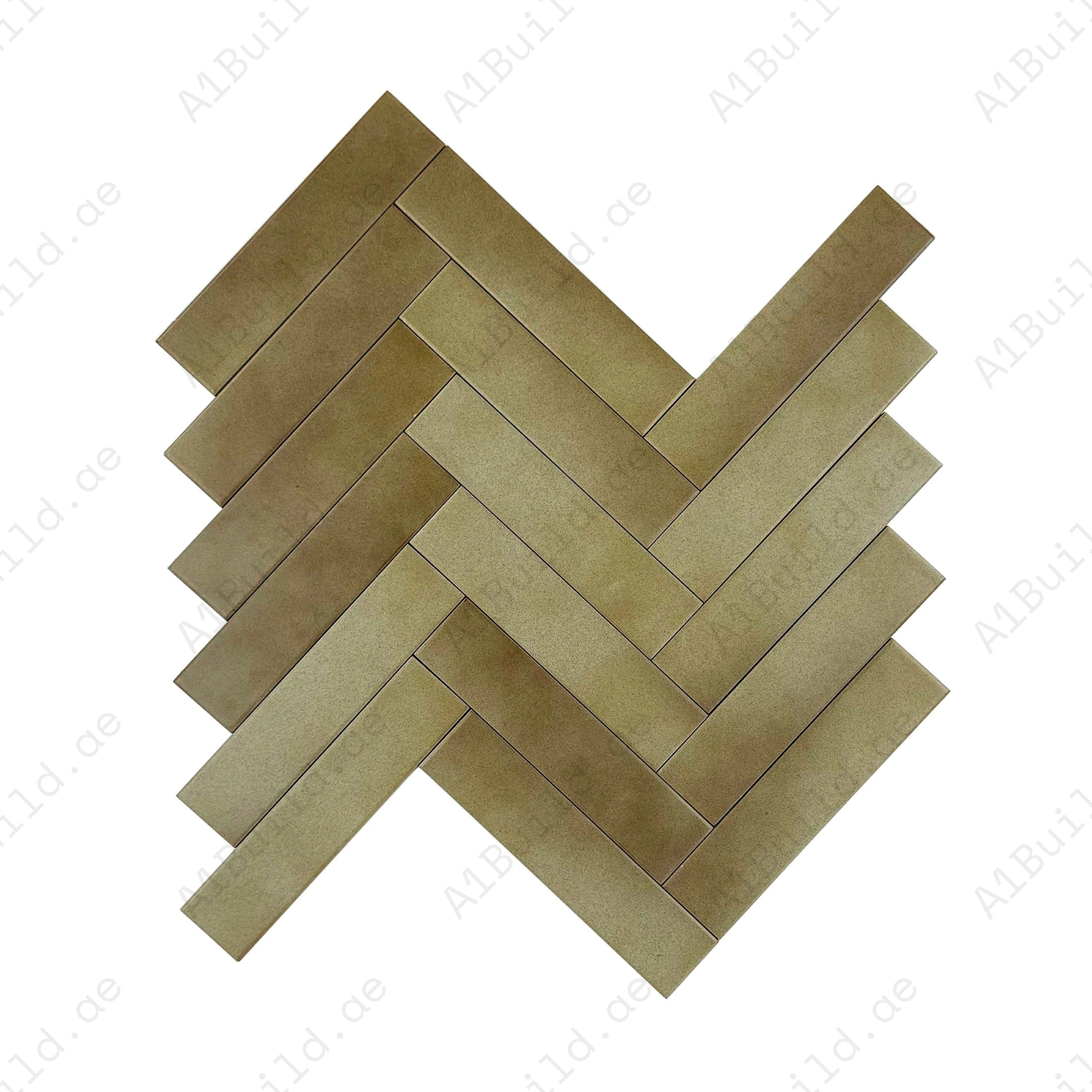 Light Brown & Coffee Matte Porcelain Artisanal Tile with warm earthy hues. Durable, waterproof, and perfect for walls, floors, and kitchen backsplashes.