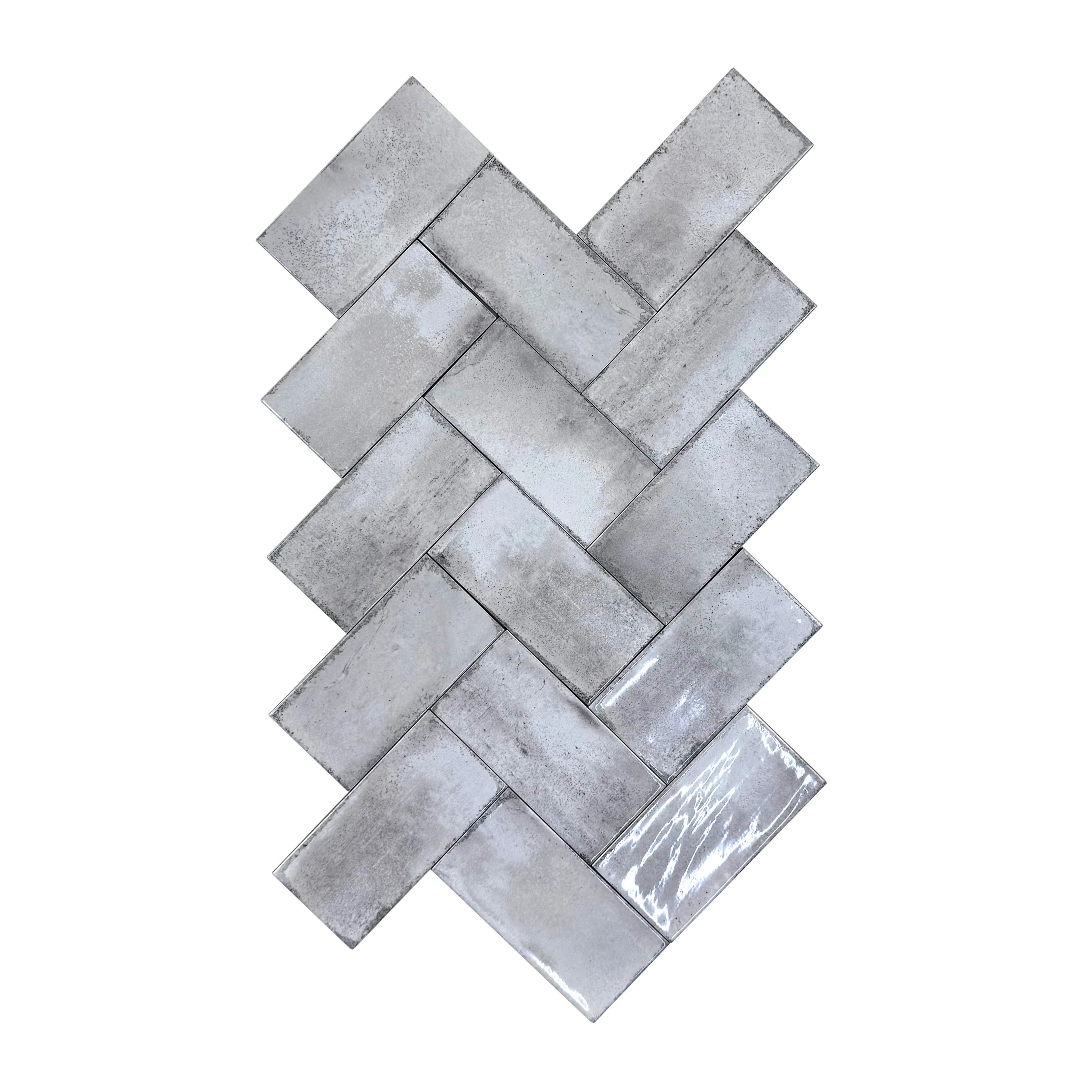 Light Grey Glossy Ceramic Tile featuring soft earthy gradients. Durable, waterproof, scratch-resistant, and perfect for walls, floors, kitchens, and bathrooms.