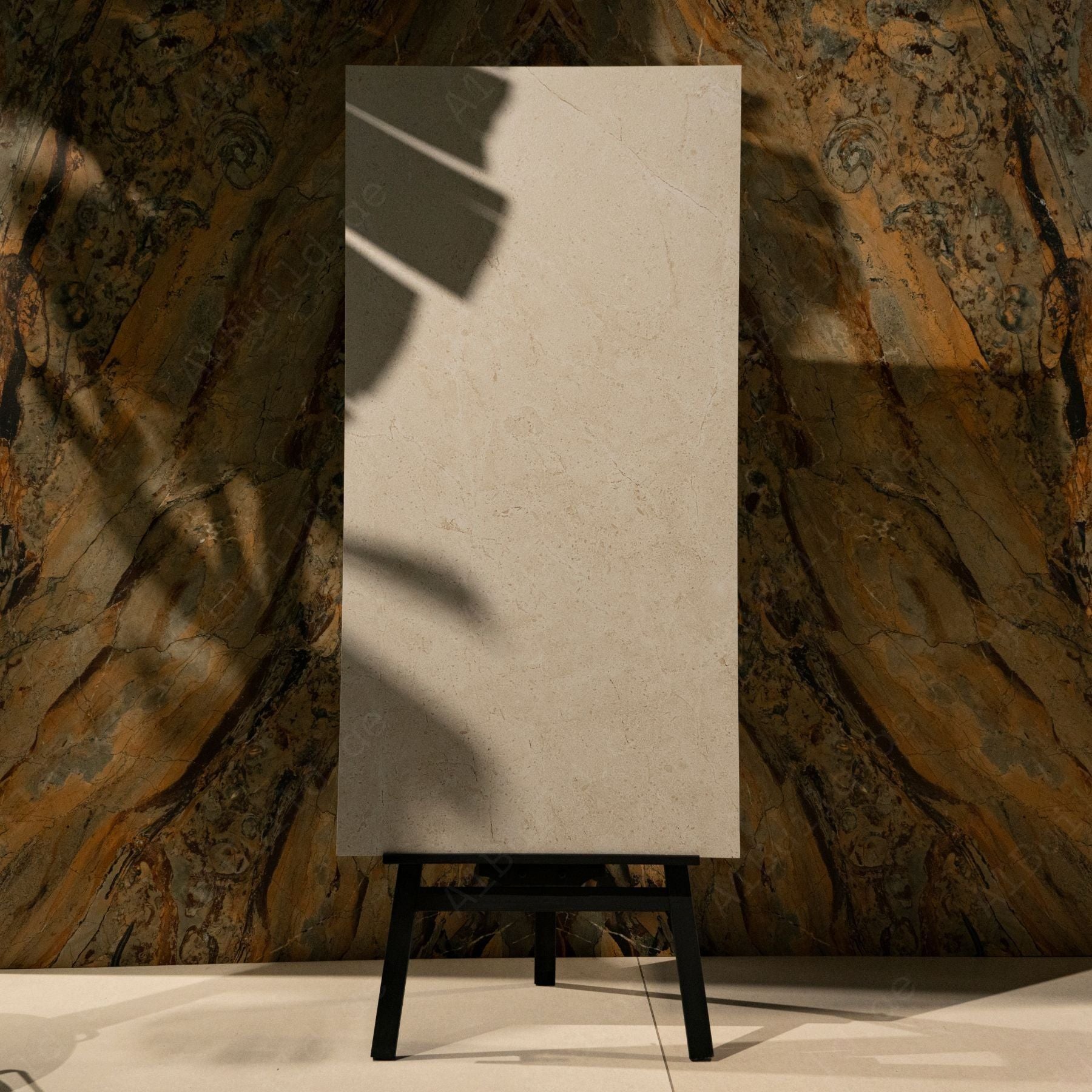 Limestone Pearl porcelain tile in 60x120cm size featuring soft pearl tones, natural limestone texture and durable 9mm thickness for floors and walls.