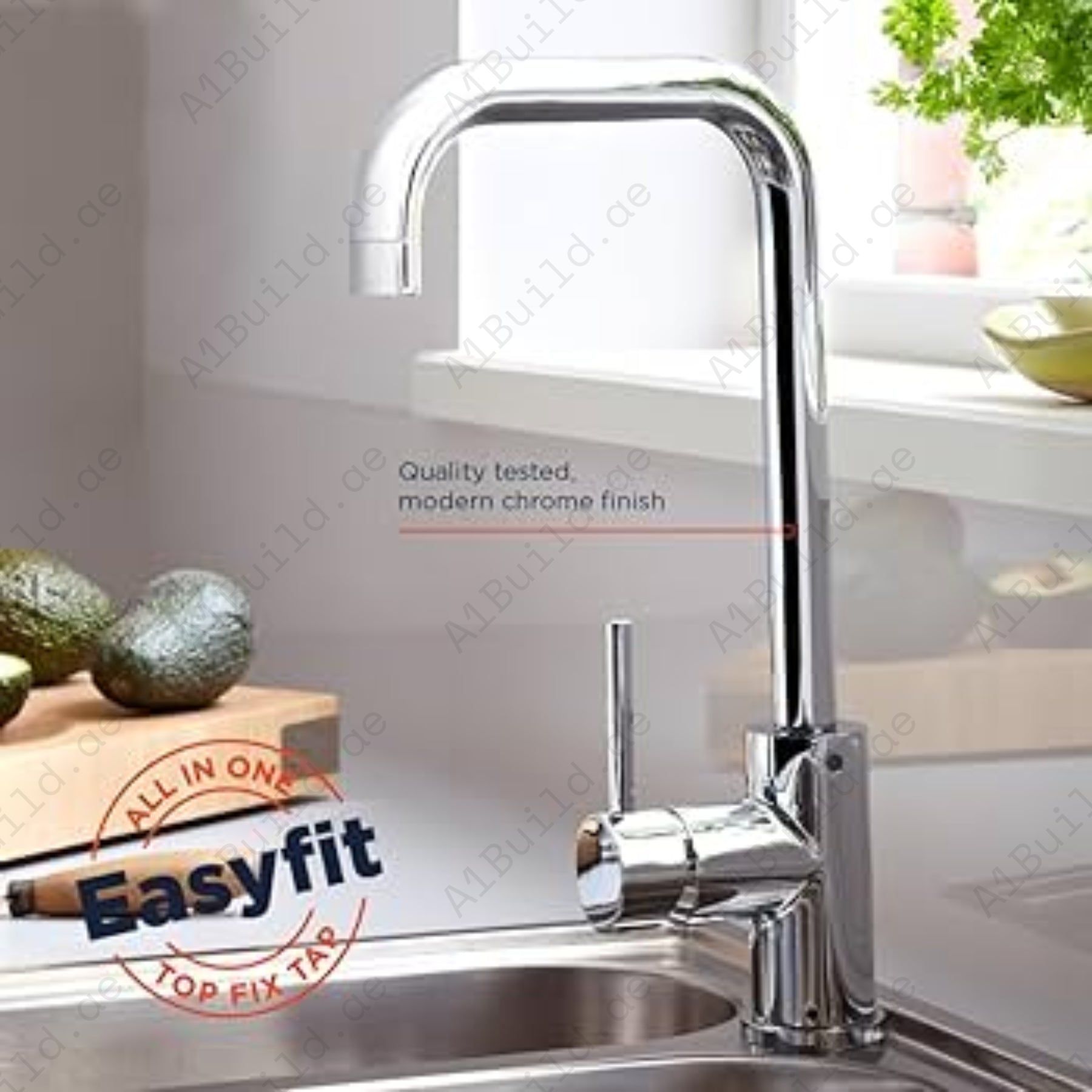 Logic Single Lever Deck Mounted Sink Mixer (100% Made in Germany)