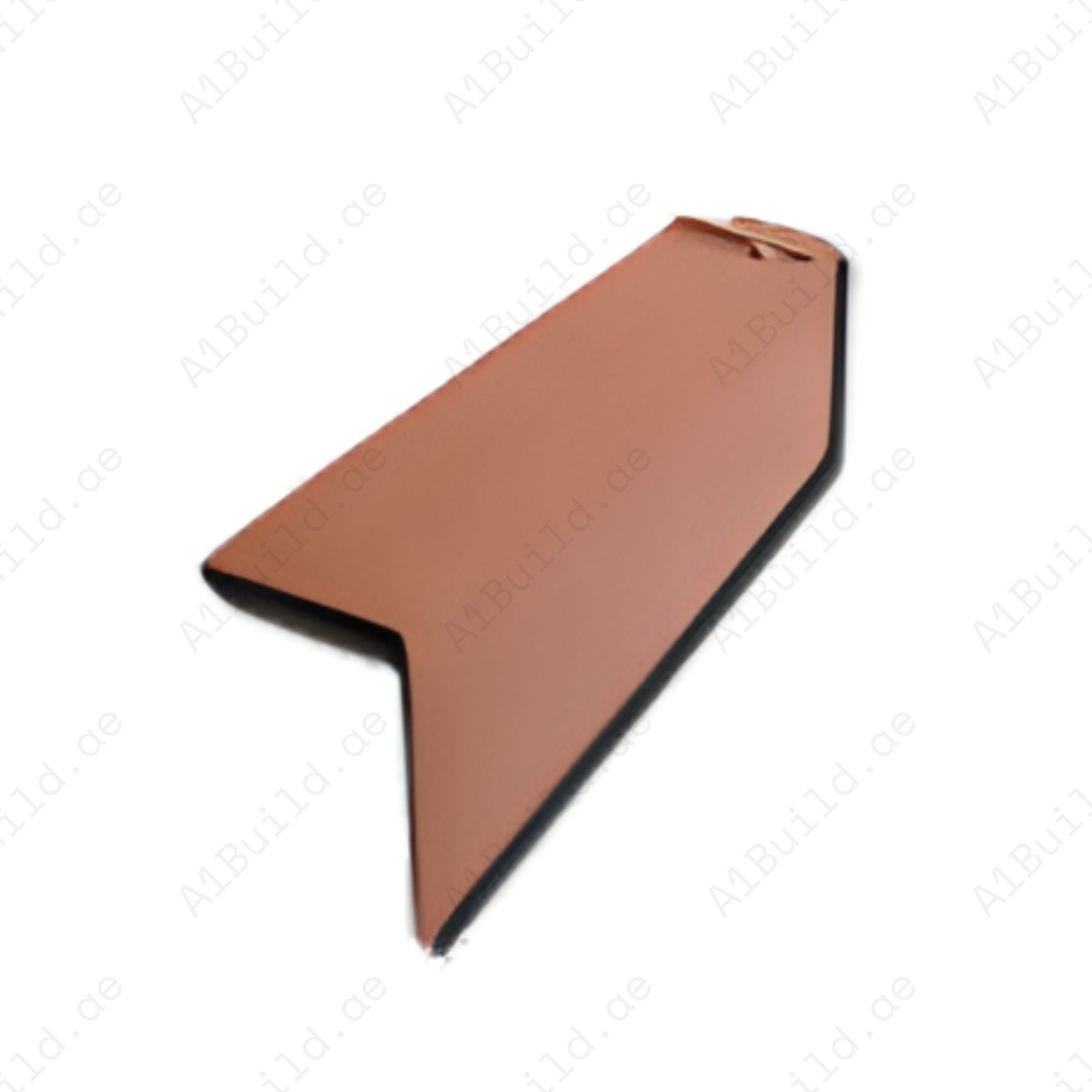 Logica Lusa right verge accessory ensures strong clay roof edge sealing, weatherproofing, wind protection and long-term durability with a refined finish.