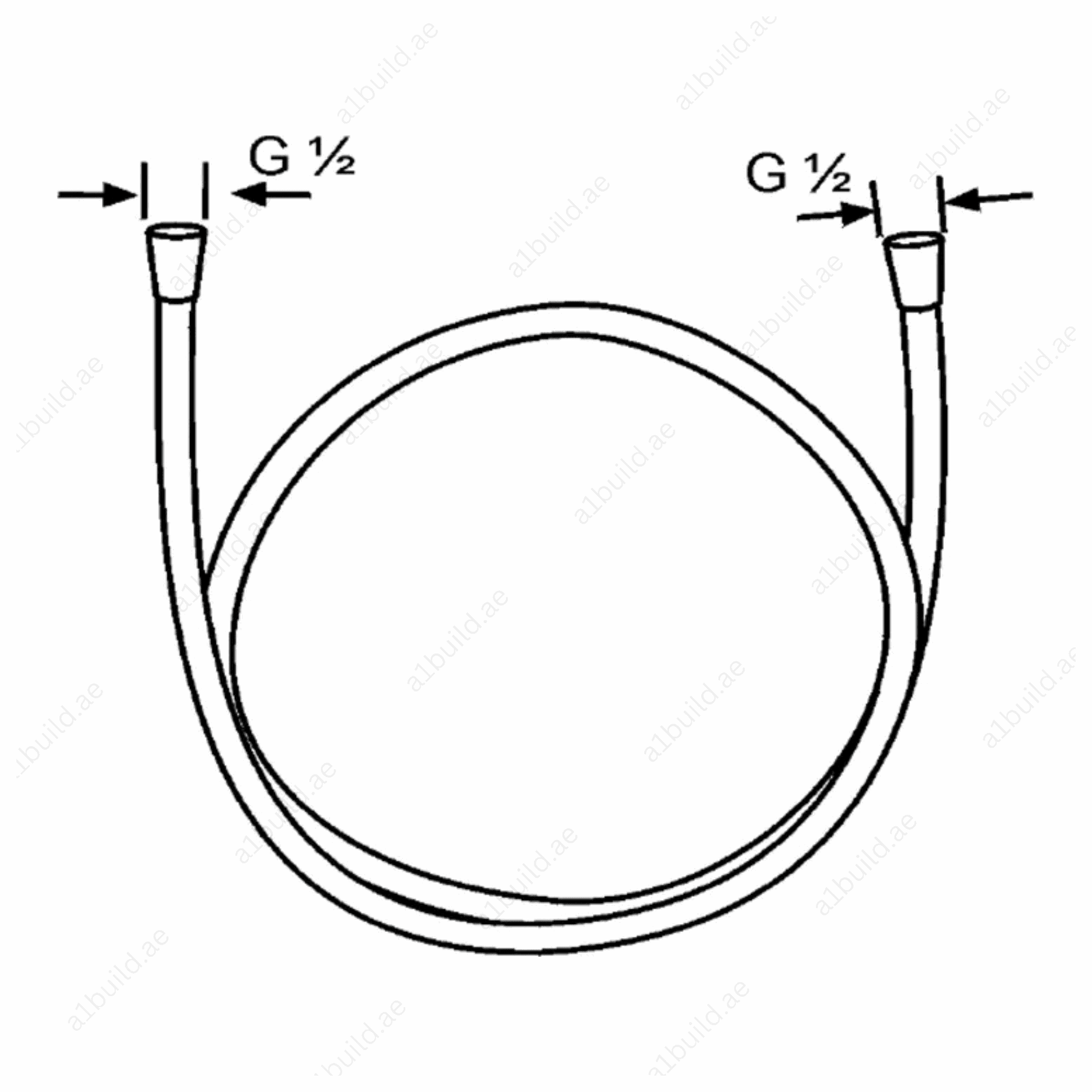 LogoflexHoseG1_2Inchx1_2Inchx1600mmwithChromeFinish_3