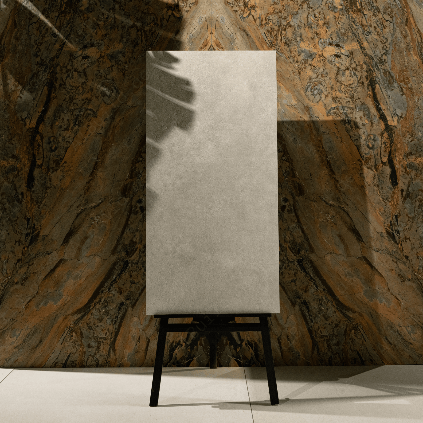 Luna Cool Grey porcelain tile 60x120cm 9mm thickness, grey marble look design, durable porcelain tile for modern floors and walls.