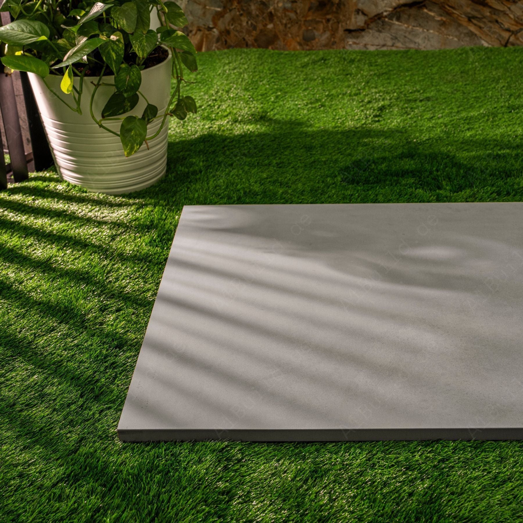 Luna Off White matt porcelain tile 60x120cm x2mm with soft stone look, durable large format surface ideal for modern floors, walls and premium interiors.