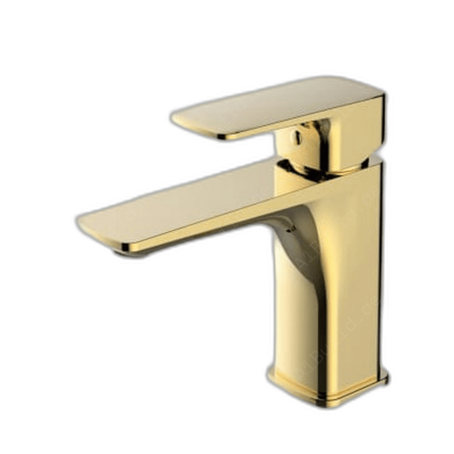 Luxury Brushed Gold Single Lever Basin Mixer – PUW-Free Designer Fixture2